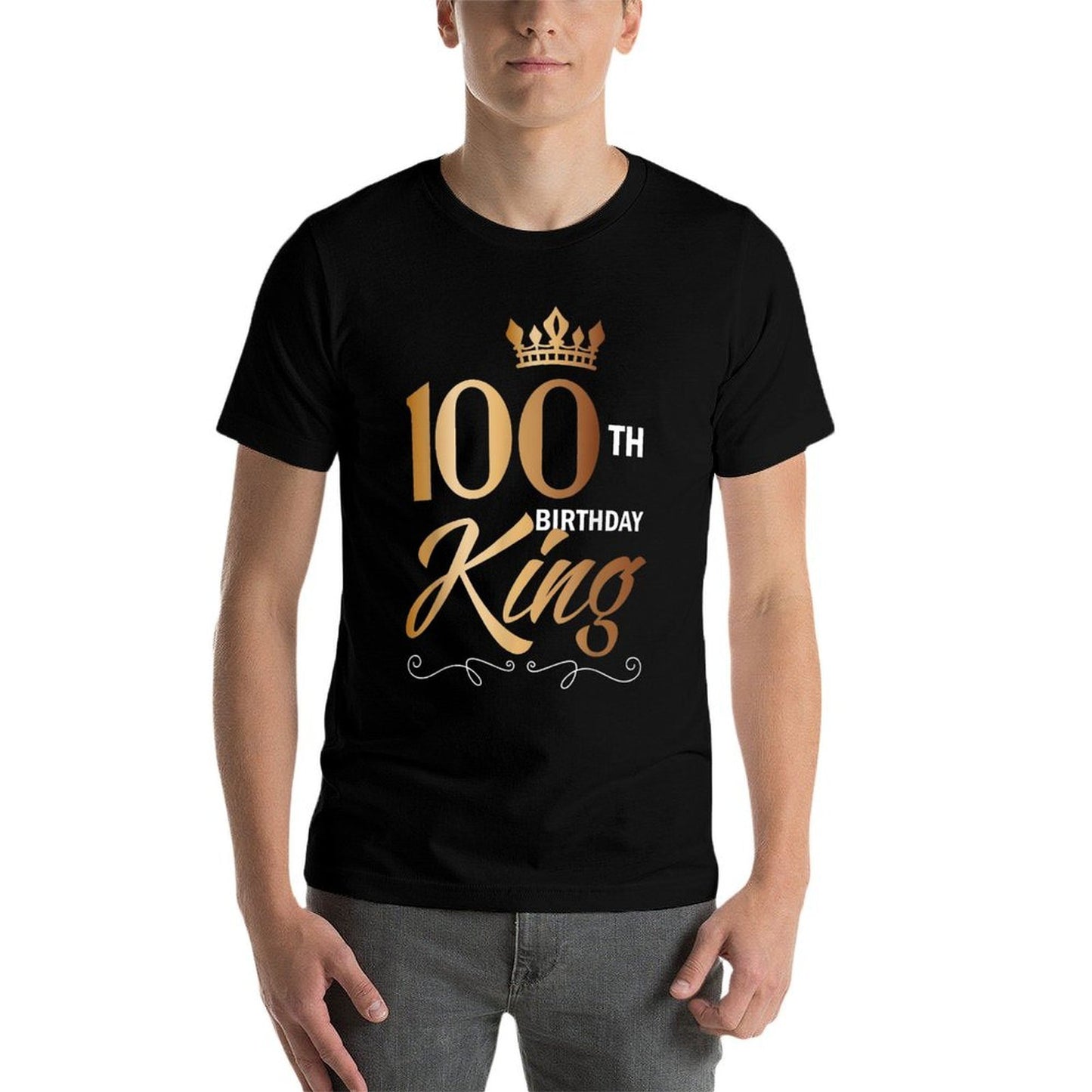 100 Year Old Birthday Husband 100th Birthday King Classic Comfortable T-Shirt