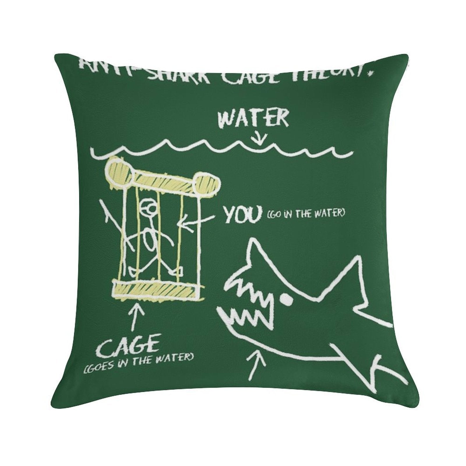 Farewell And Adieu... Soft Reinforced Edging Throw Pillow