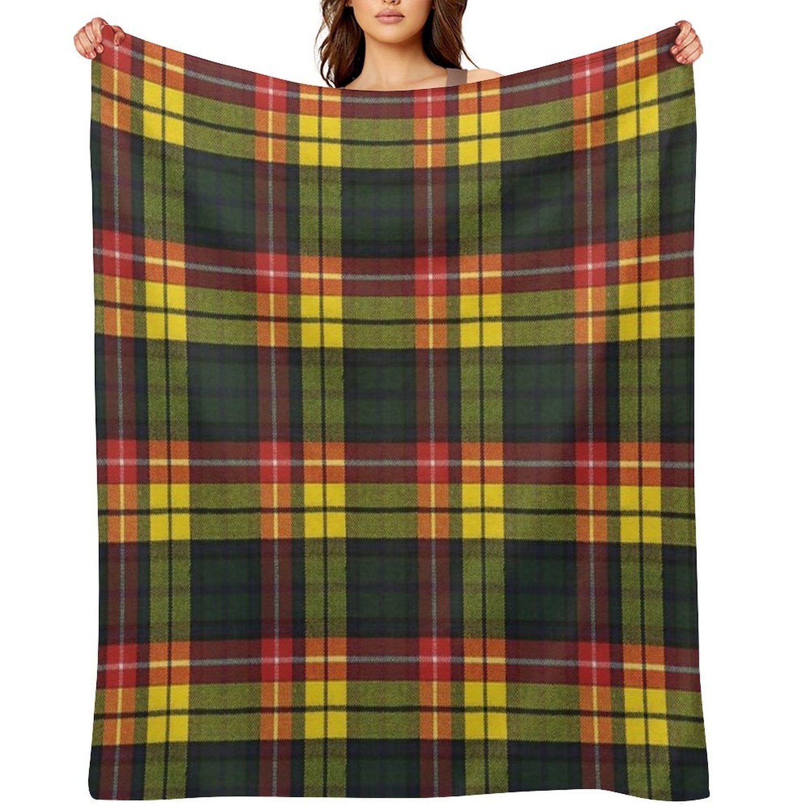 Buchanan M Original Scottish Tartan Anti-pilling Throw Blanket