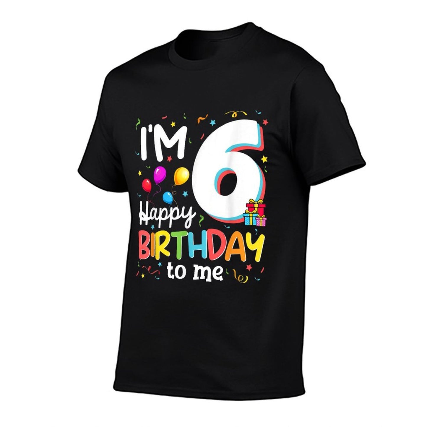 Six 6th Bday Party Happy Birthday Boy 6yr Girl 6 Years Old Soft T-Shirt