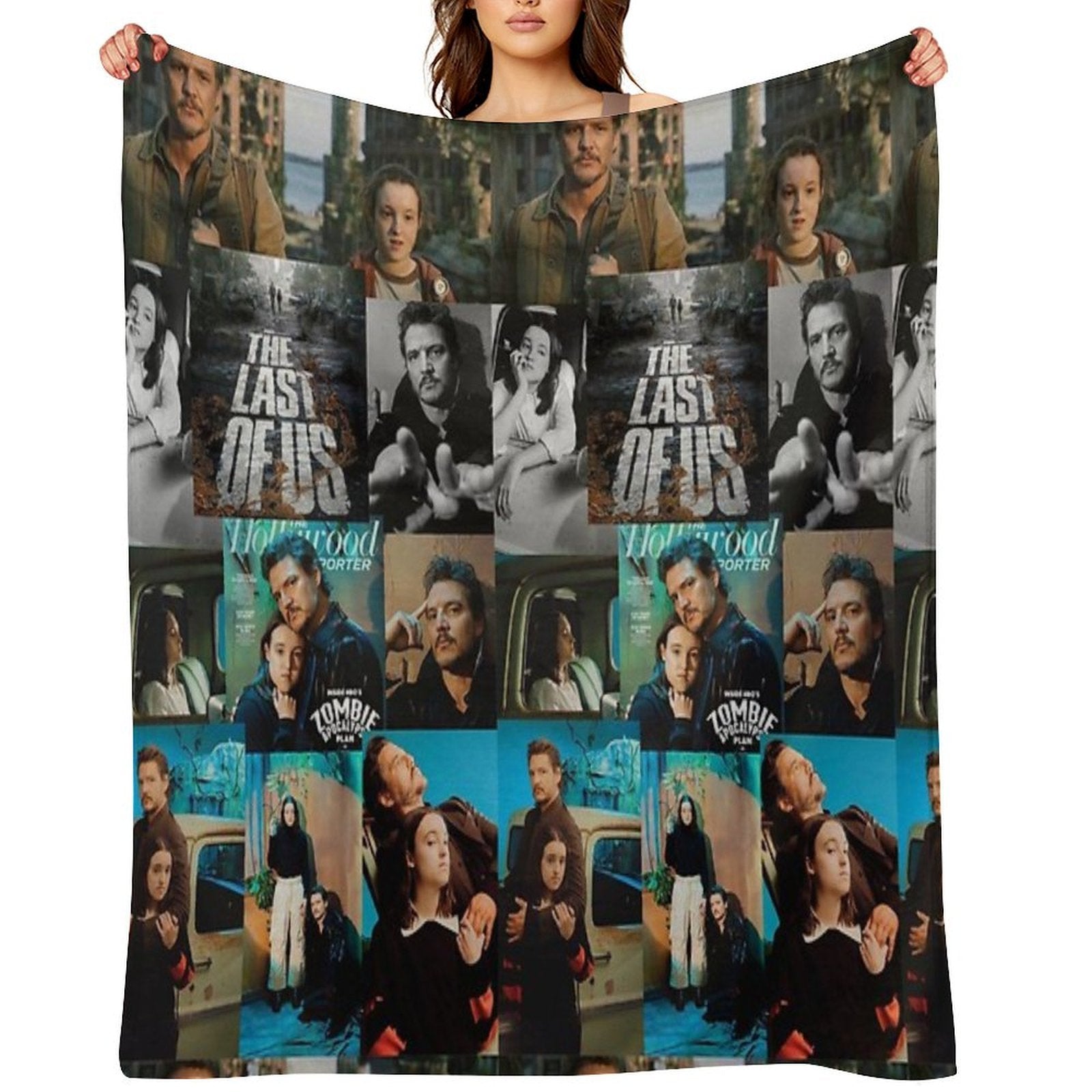 The Last of Us Joel And Ellie Family Plush Throw Blanket