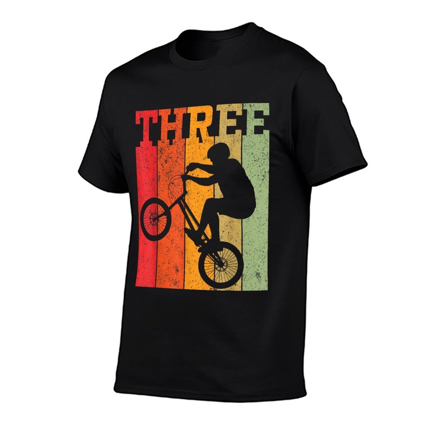 3rd Birthday Boys 3 Year Old Three BMX Bike Racing Bicycle Versatile T-Shirt