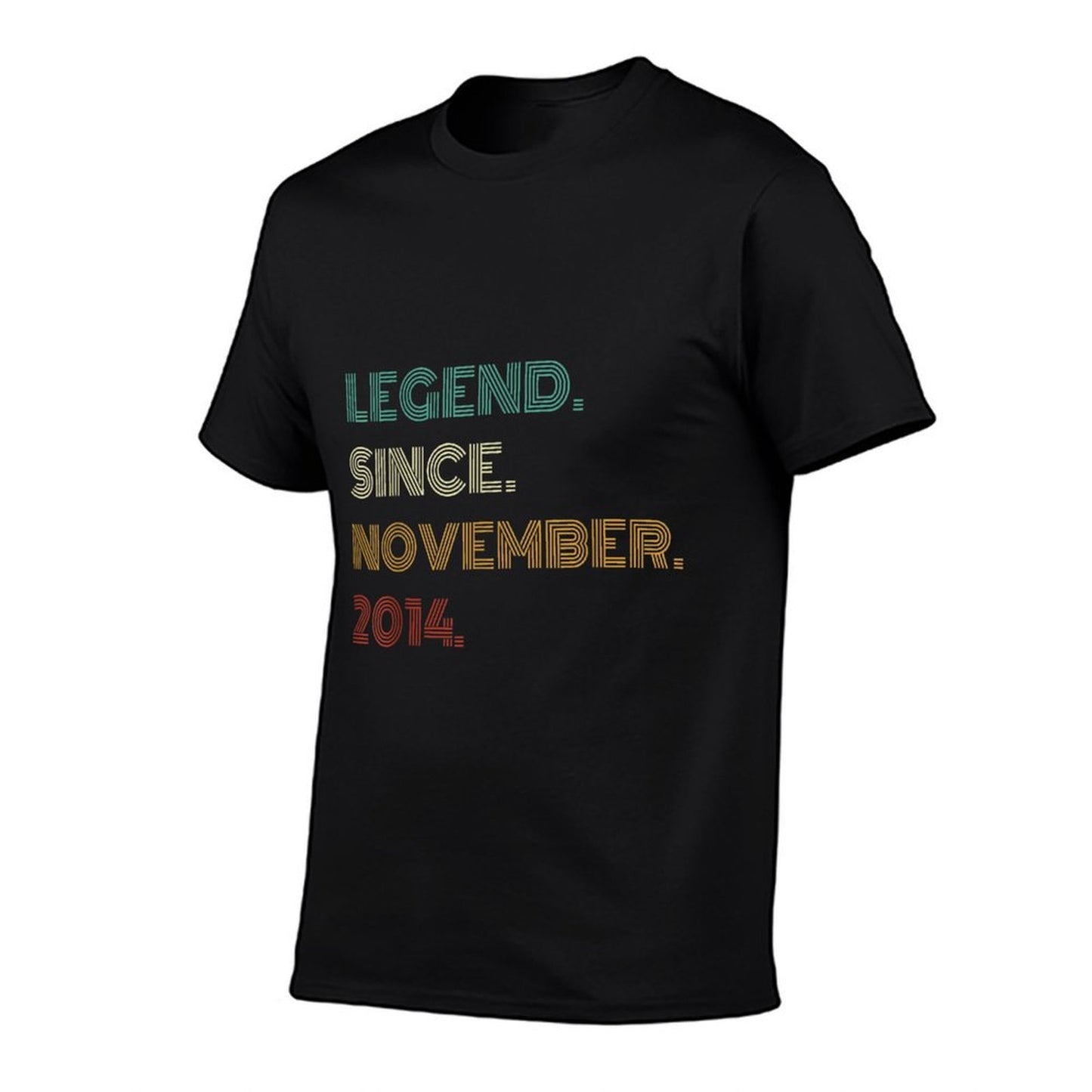 11 Years Old Legend Since November 2014 11th Birthday Slim-fit Cut T-Shirt