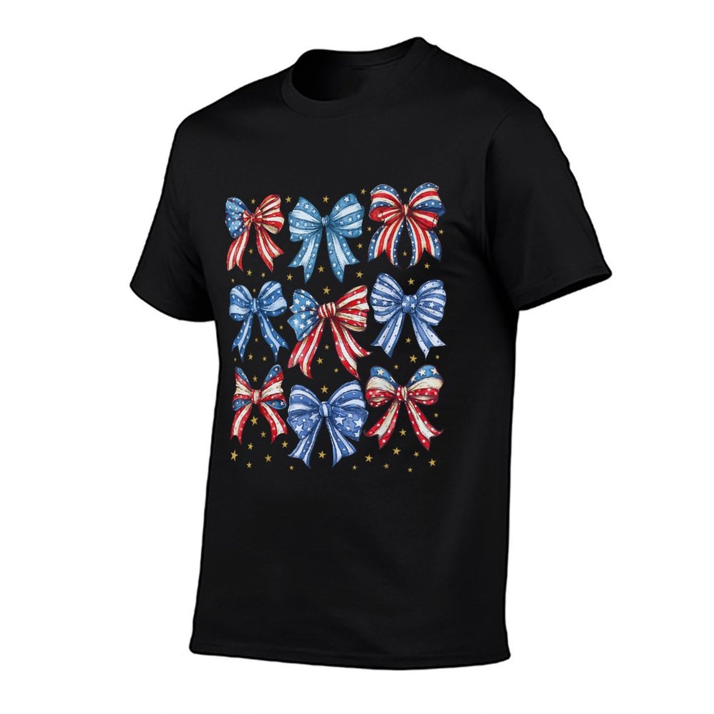 4th of Julys for Girls Coquette Bow Women American  Relaxed-fit T-Shirt
