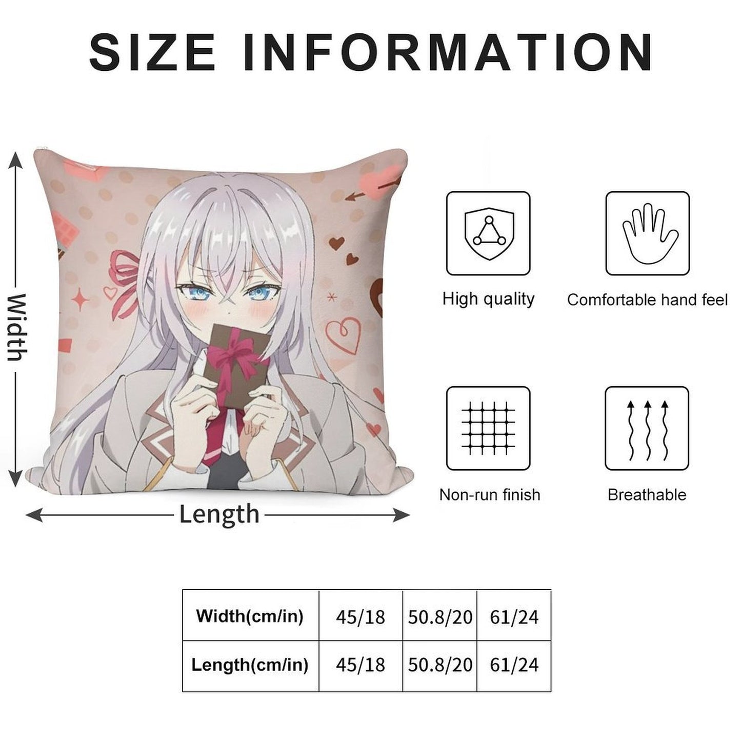 Alya Sometimes Hides Her Feelings in Russian - Alisa Mikhailova Kujou Soft Skin-Friendly Throw Pillow