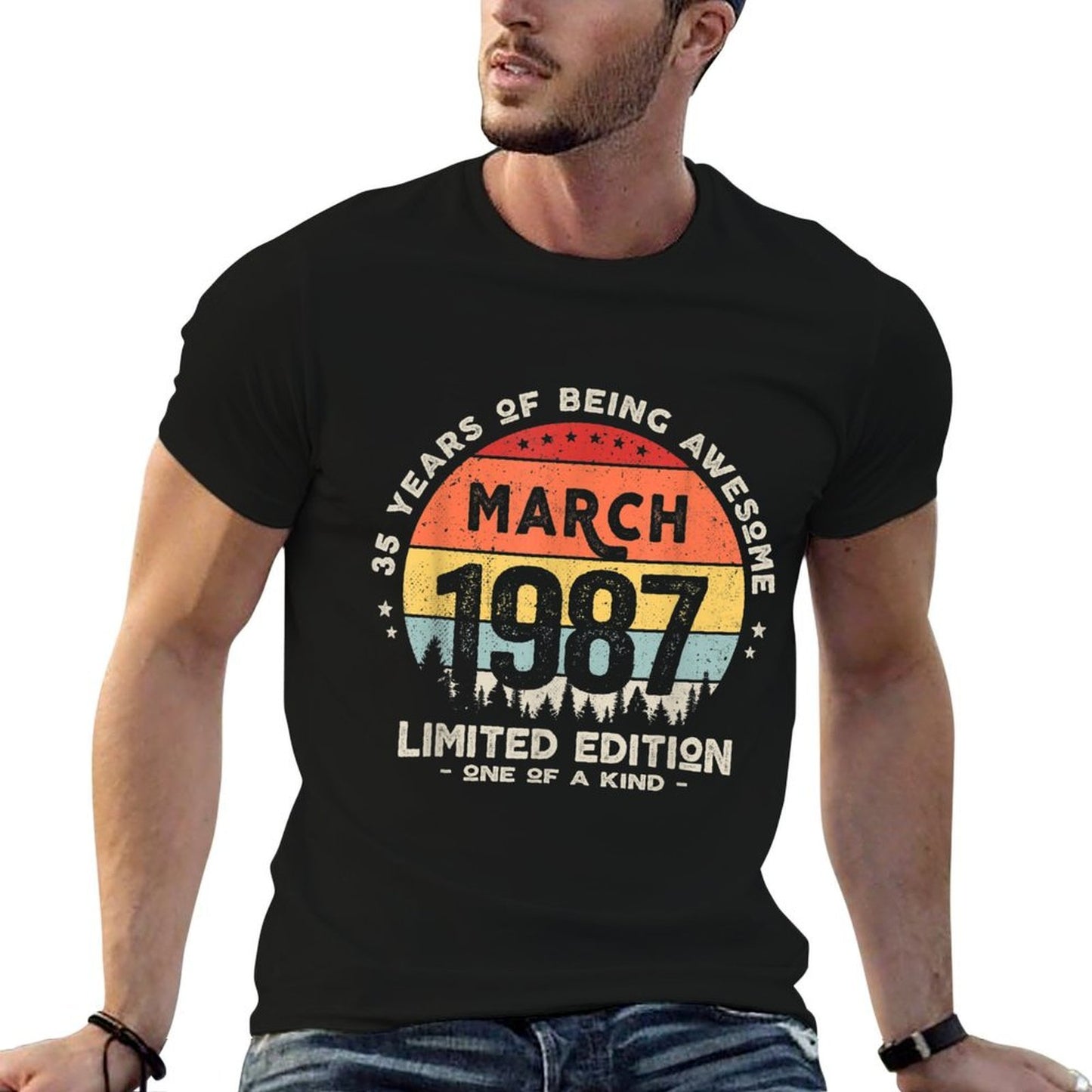 35 Years Old March 1987 Limited Edition 35th Birthday Affordable Price T-Shirt
