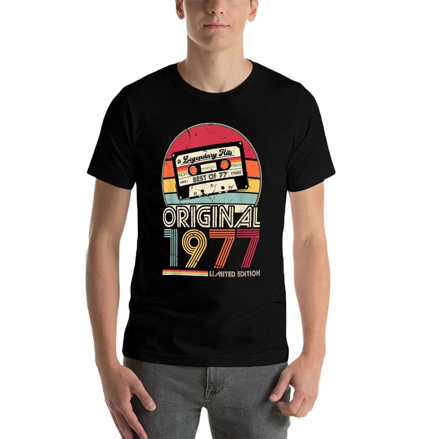 1977 Vintage Birthday Retro Limited Edition Men Woman Versatile T-Shirt