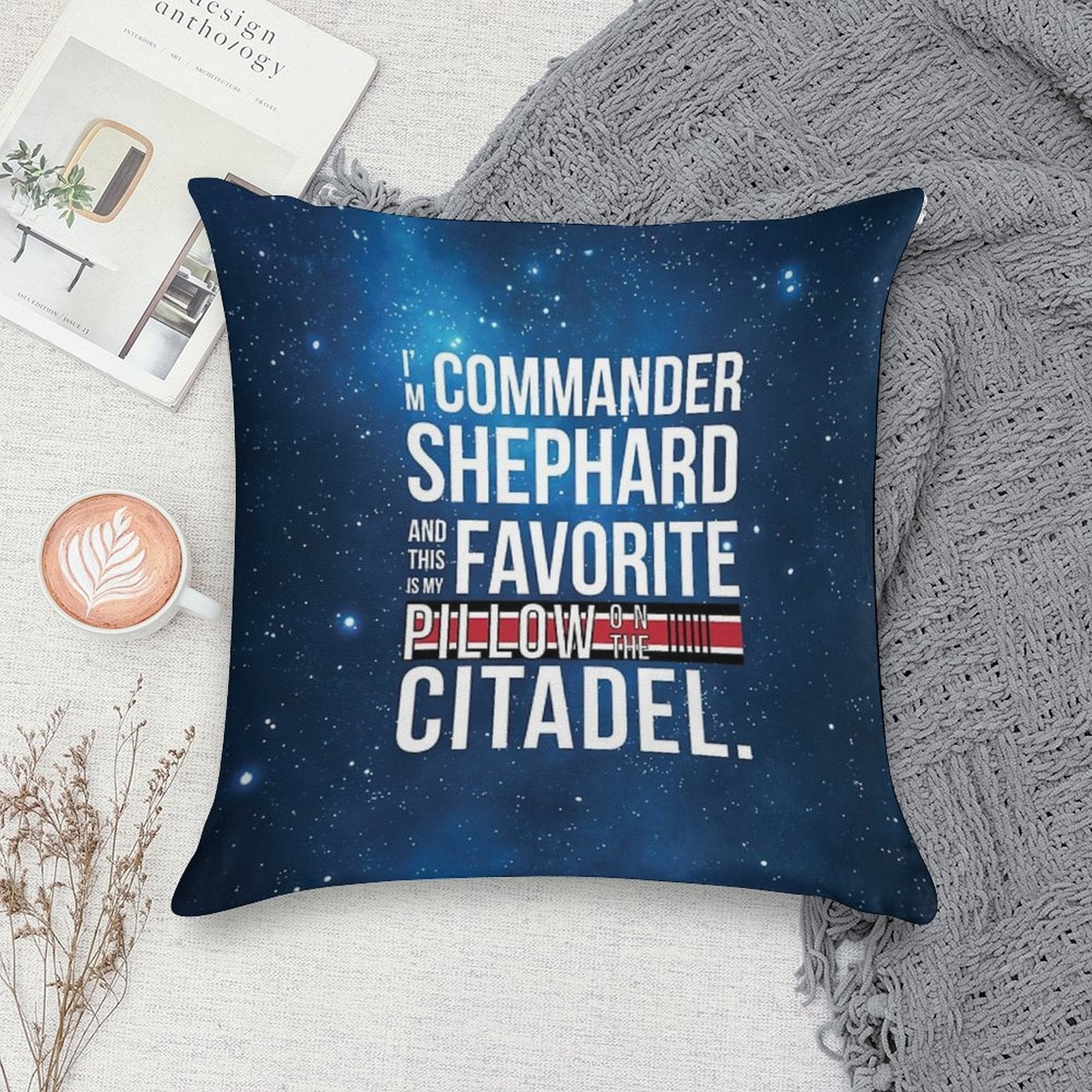 Favorite on The Citadel Soft Style Accent Throw Pillow