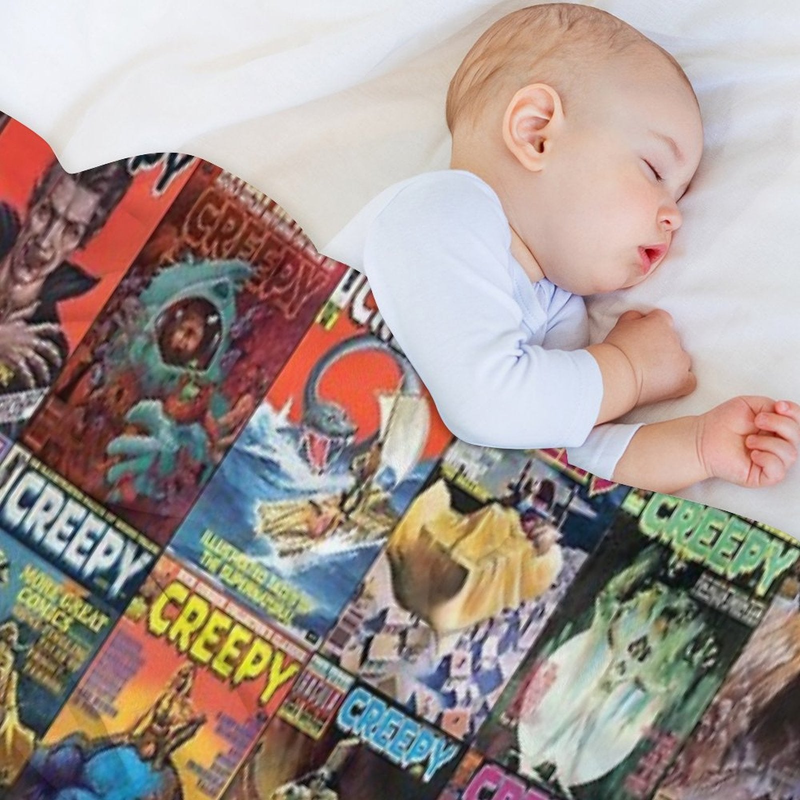 Creepy Versatility Throw Blanket