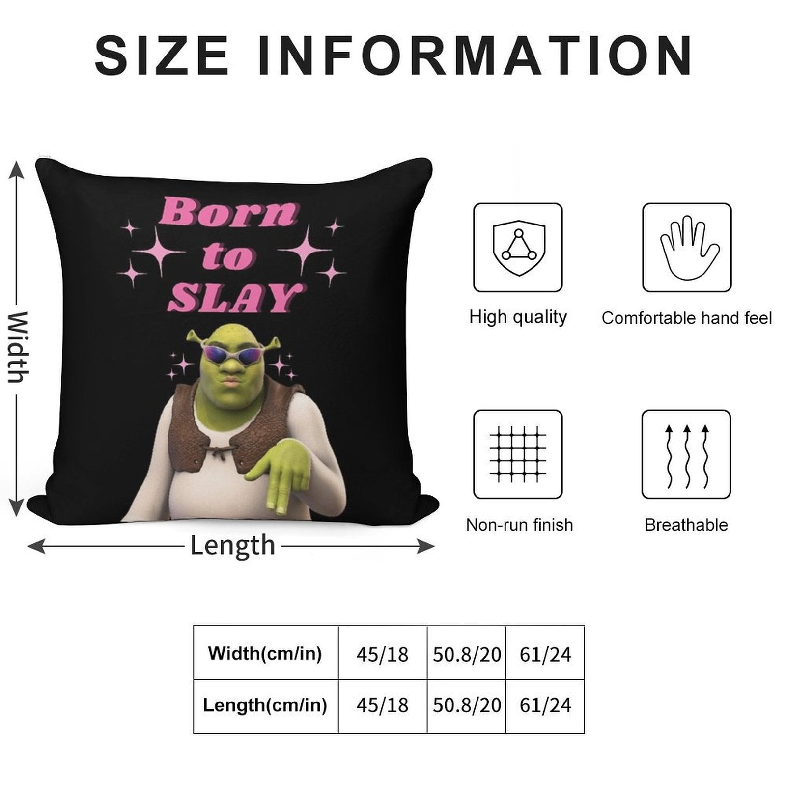 Born to Slay Soft Gift Ready Throw Pillow