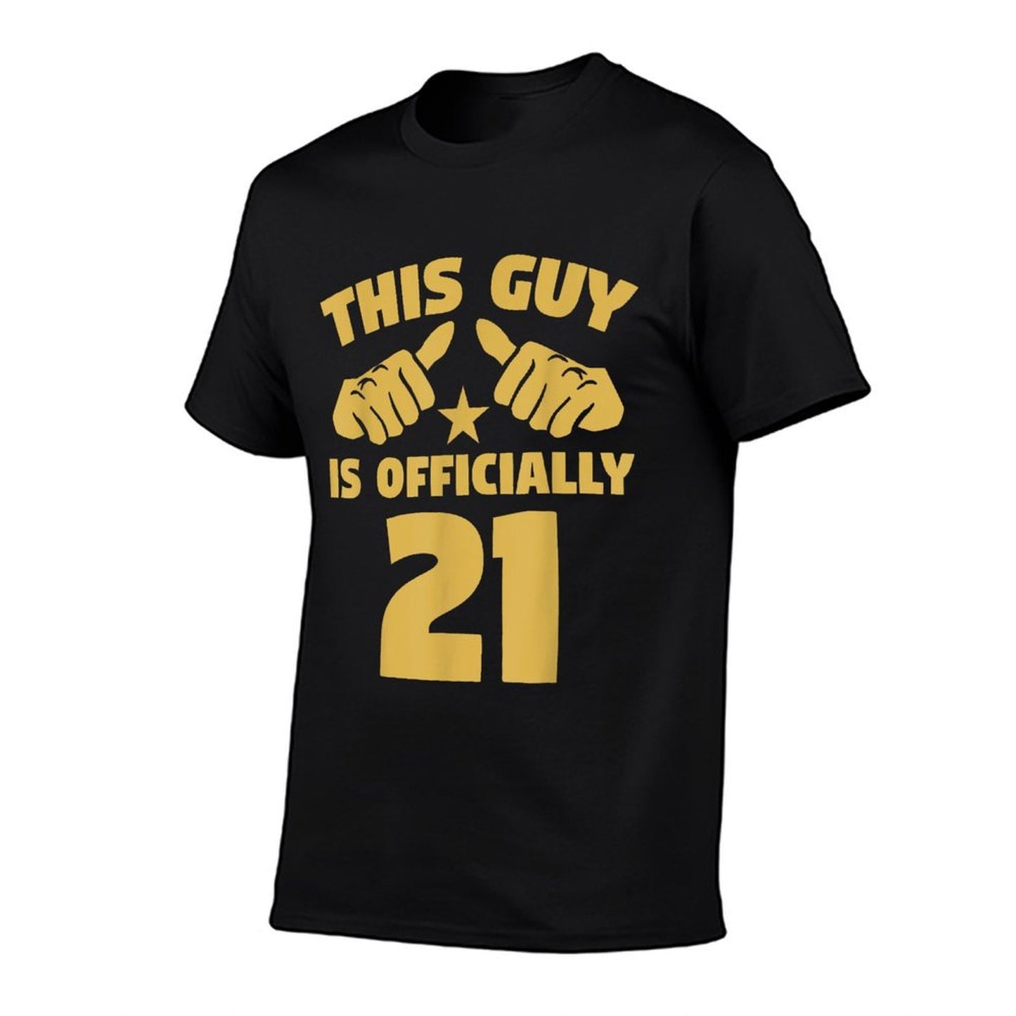This Guy Is Officially 21 Years Old 21st Birthday Quick-drying T-Shirt