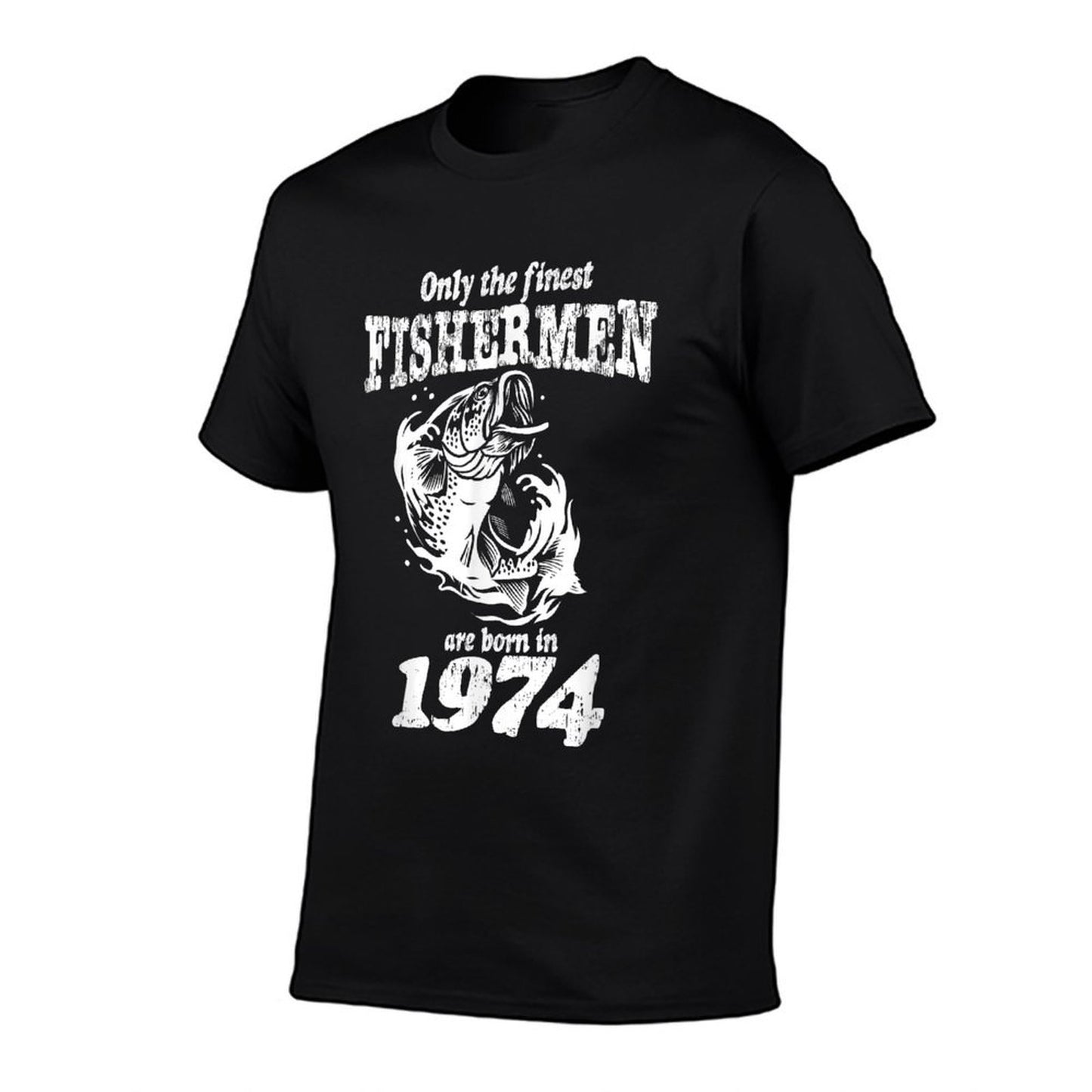 50 Year Old Fishing Fishermen Are Born In 1974 50th Birthday  Soft T-Shirt