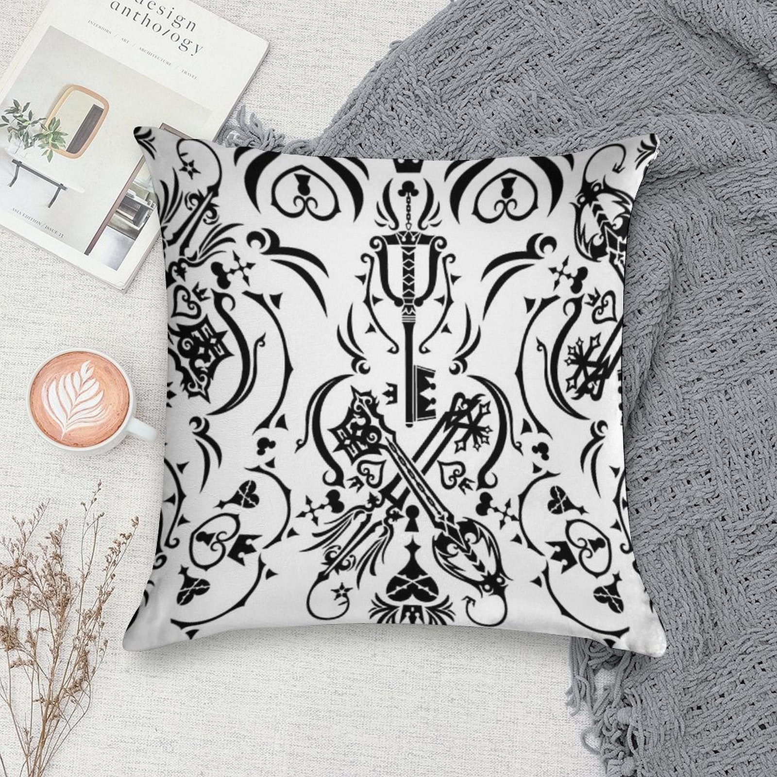 Kingdom Hearts Soft Warmth Comfort Throw Pillow