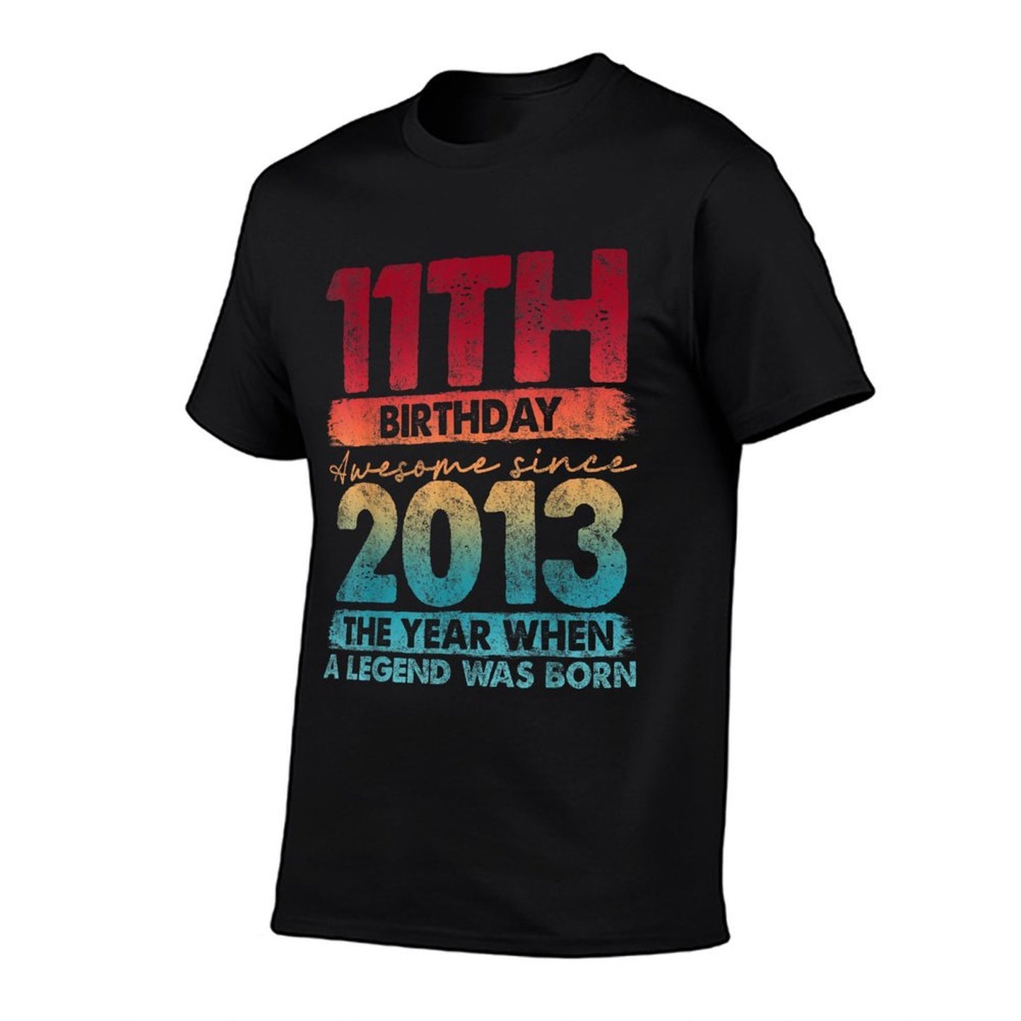 11th Birthday 11 Year Old Gifts Vintage 2013 Limited Edition Cotton T-Shirt
