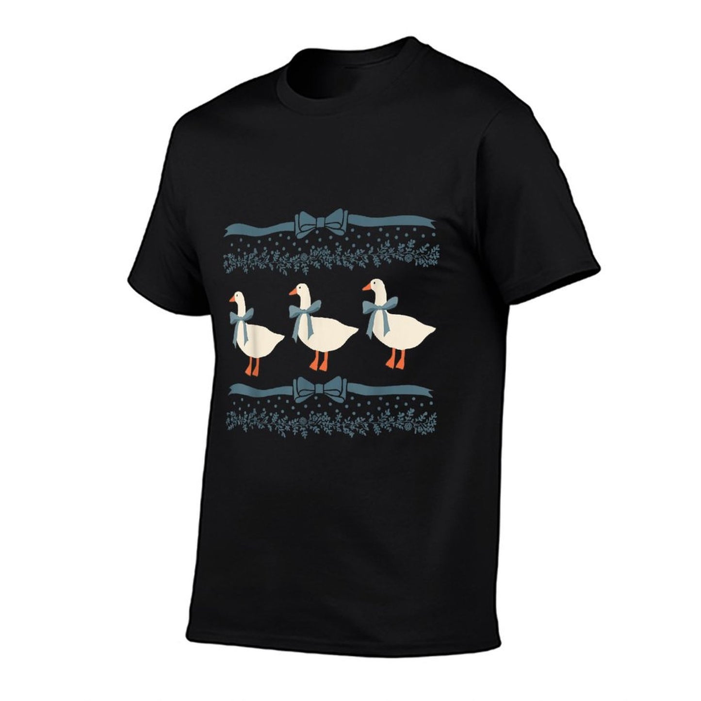 1980s Blue Ribbon Goose With Hearts Vintage-inspired T-Shirt