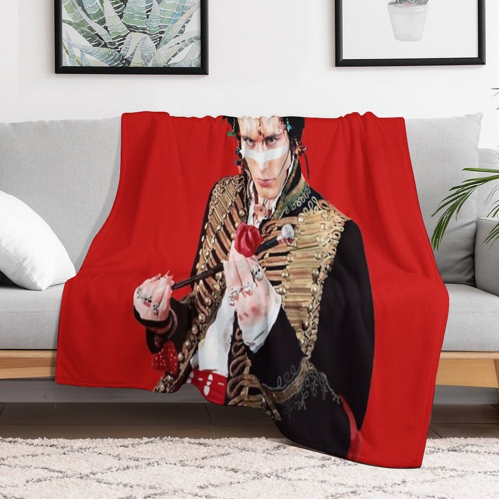 Adam Ant Quick-dry Throw Blanket