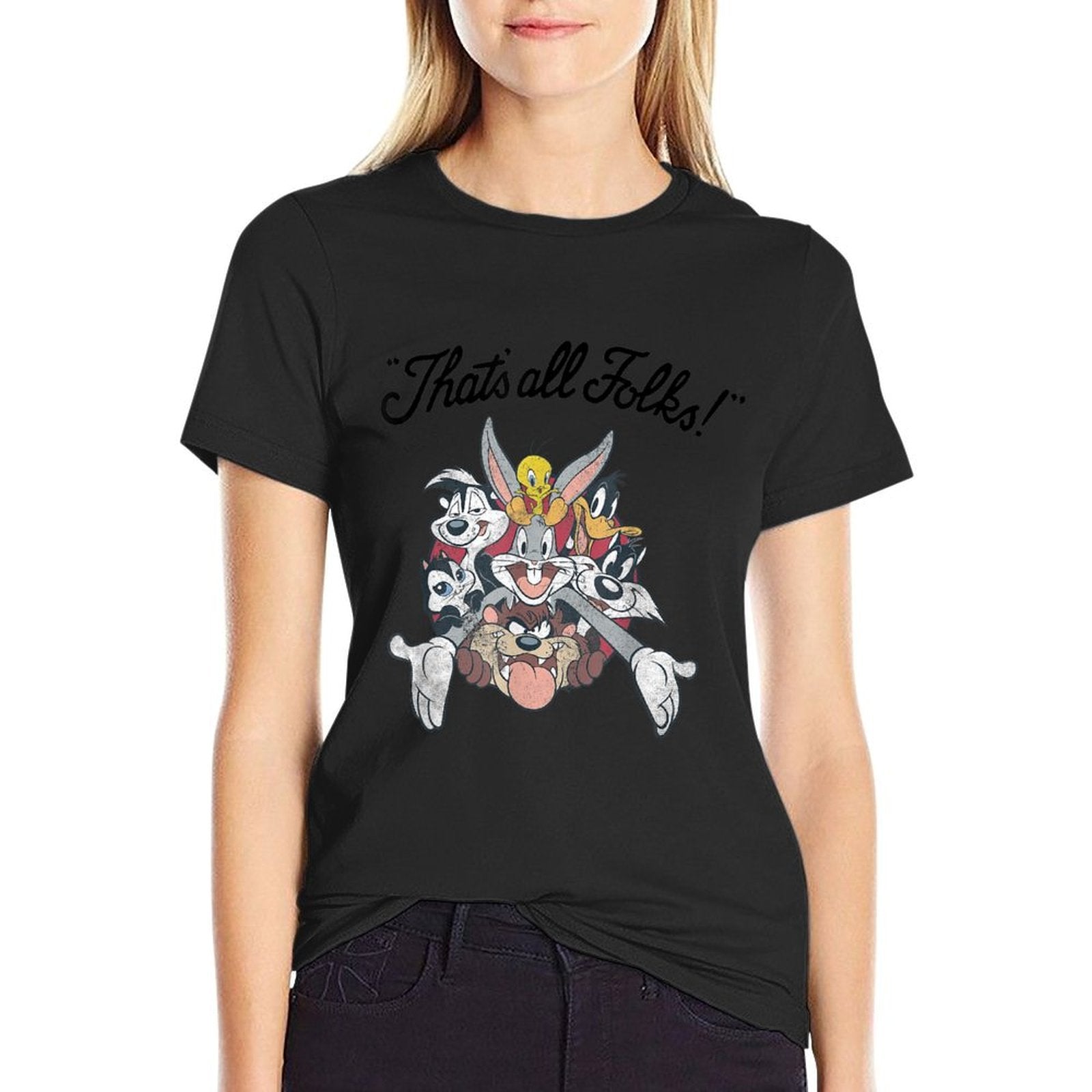 All Stars Thats All Folks  Breathable T-Shirt