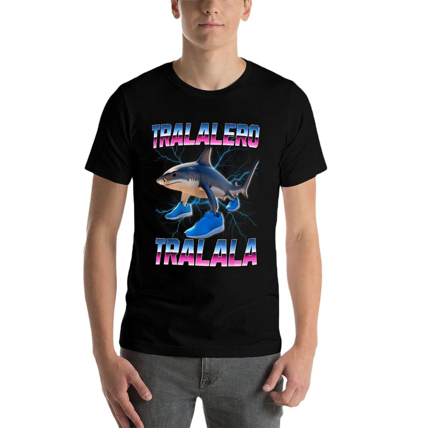 Tralalero Tralala - Italian Brainrot Meme Vintage-inspired T-Shirt