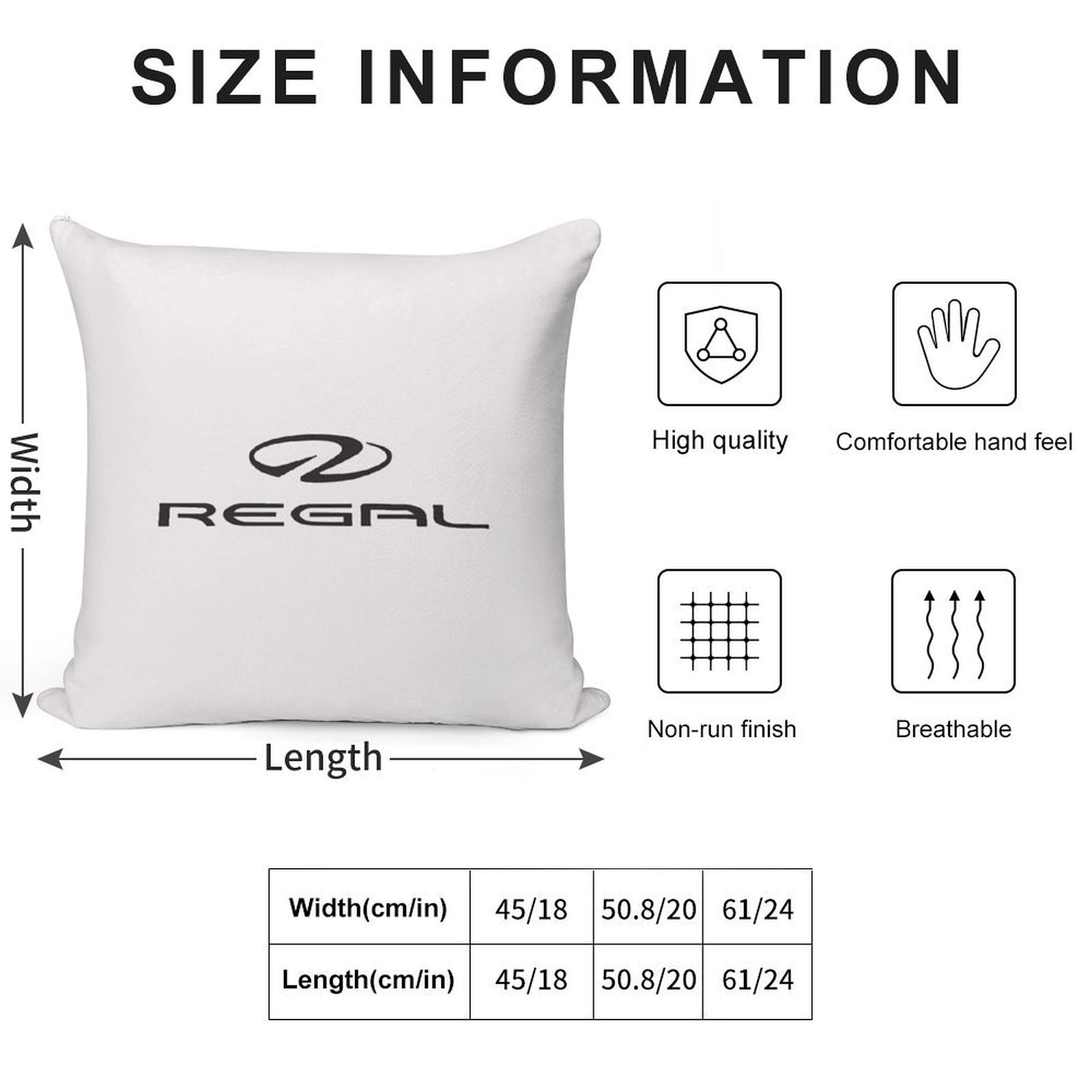 Regal Marine Boats Soft Durable Construction Throw Pillow
