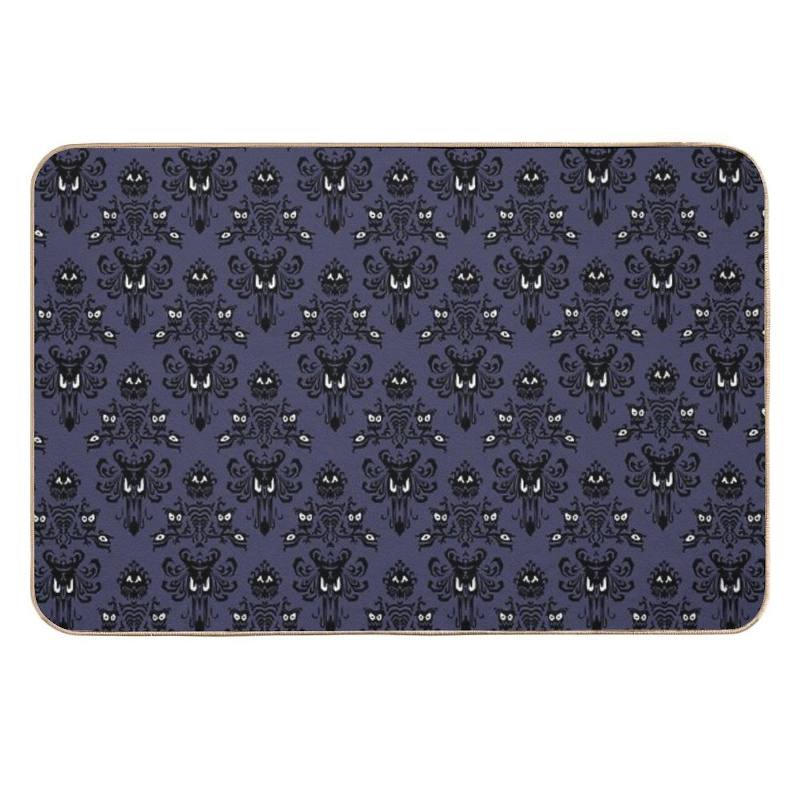 Mansion Demon Face Wallpaper Eco-Friendly Bath Mat