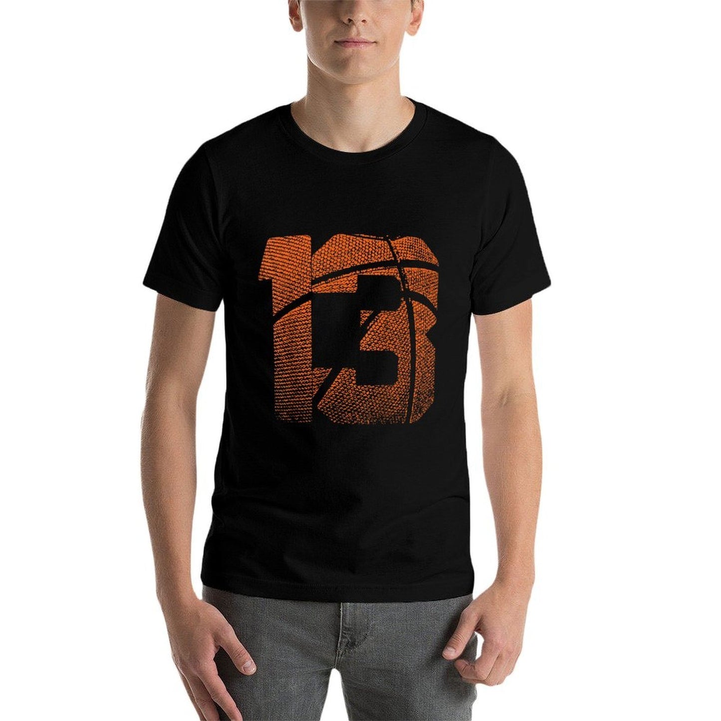 13th Birthday Boy Basketball Player Basketball 13 Years Old Odor-resistant T-Shirt
