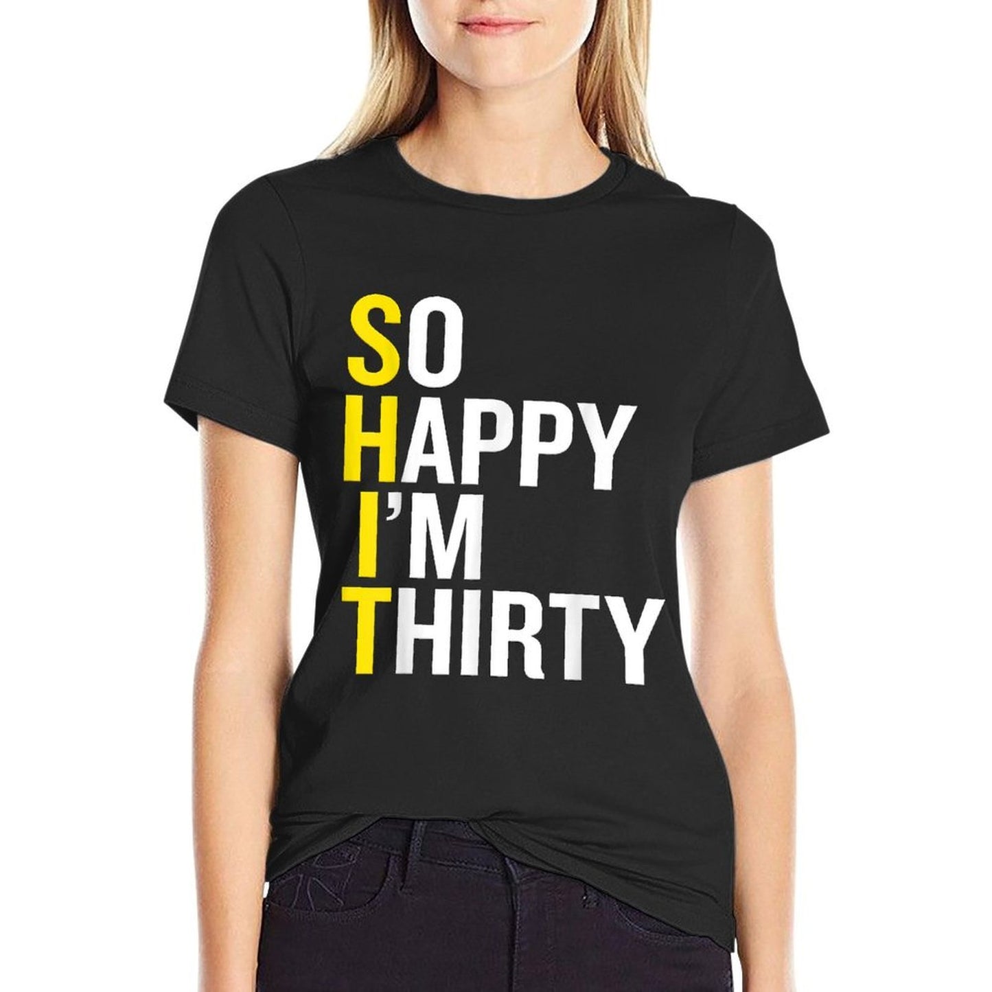 Thirty 30 Year Old Humor Gag Gift Funny 30th Birthday Party Summer-ready Fabric T-Shirt