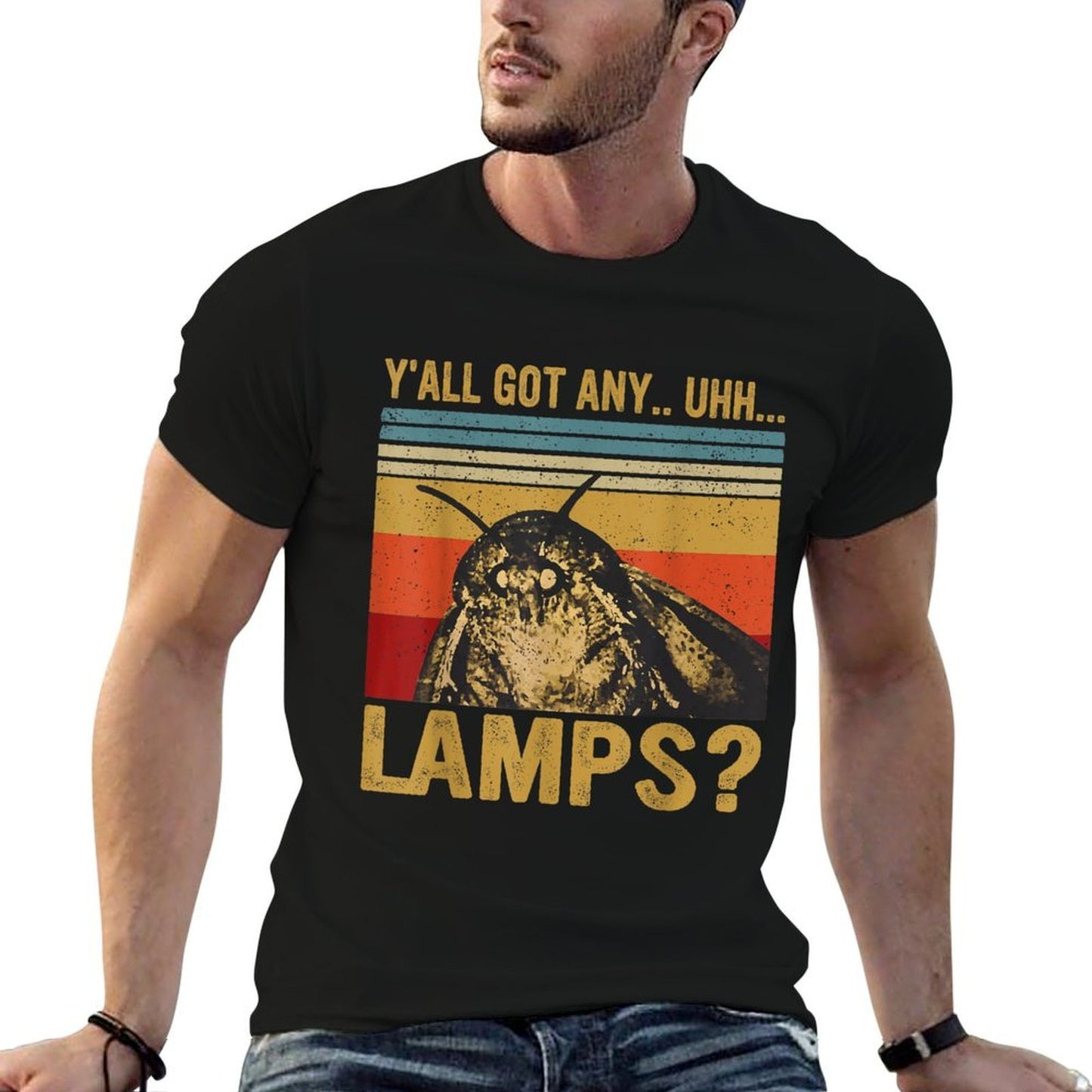Yall Got Any Lamps Moth Insect Meme Eco-friendly Material T-Shirt