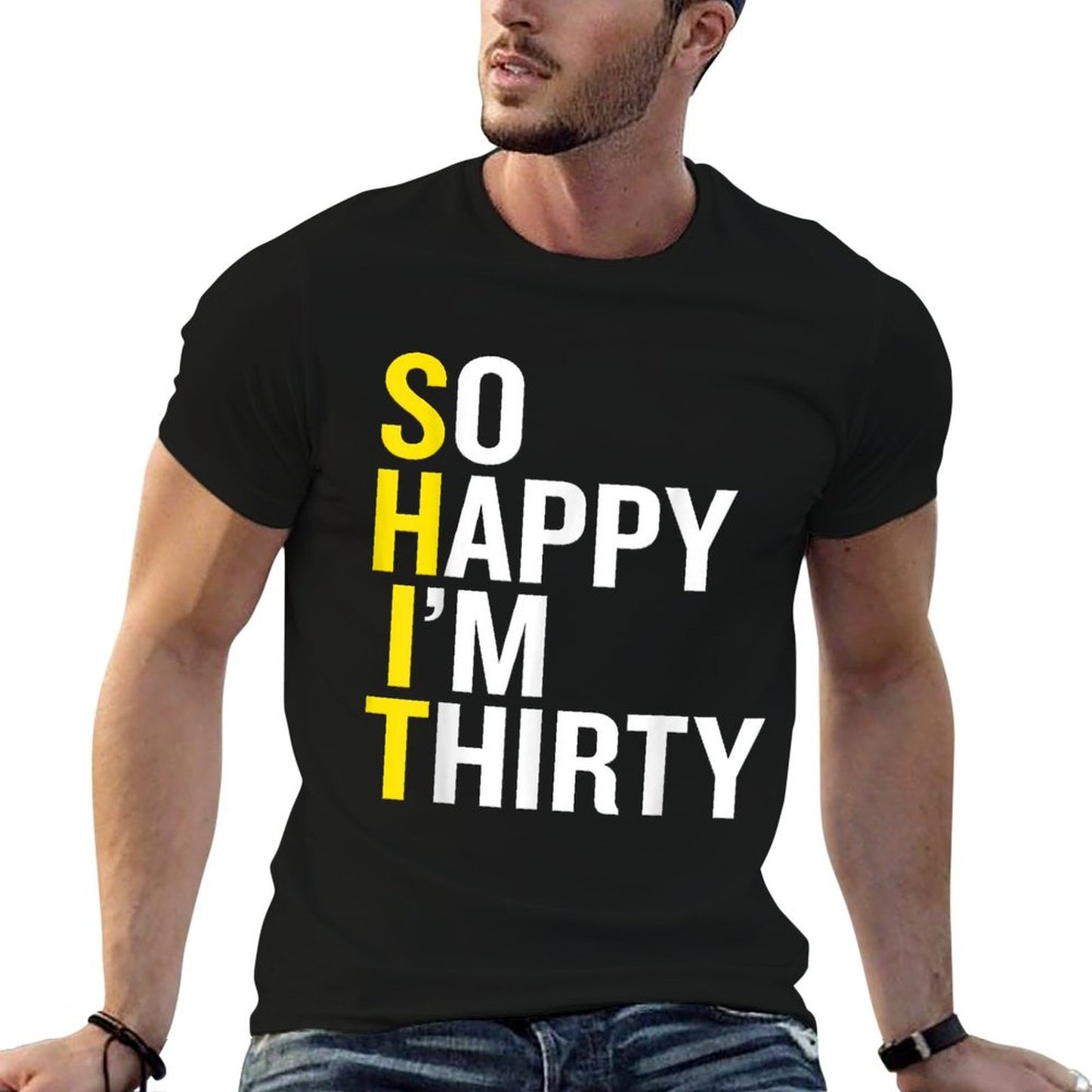 Thirty 30 Year Old Humor Gag Gift Funny 30th Birthday Party Summer-ready Fabric T-Shirt