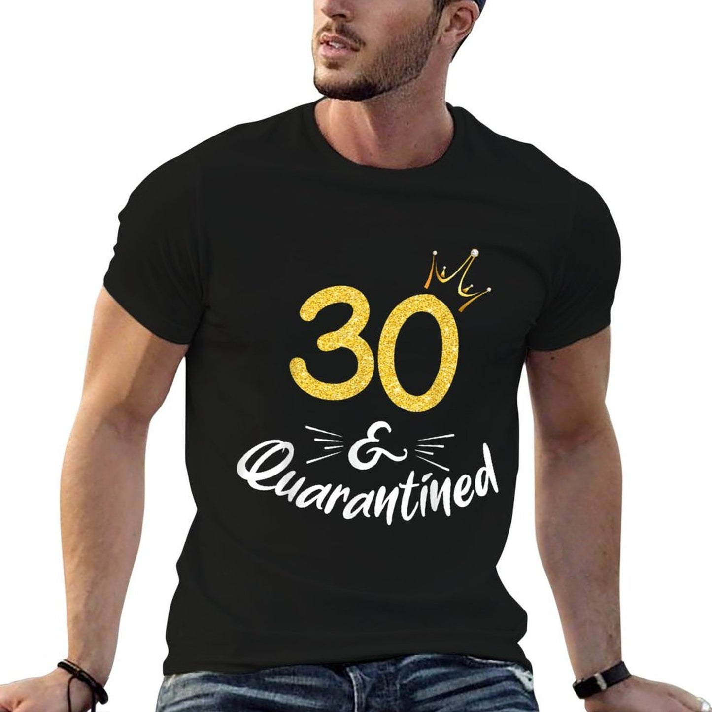 30 And Quarantined 30Th Birthday Eco-friendly Material T-Shirt