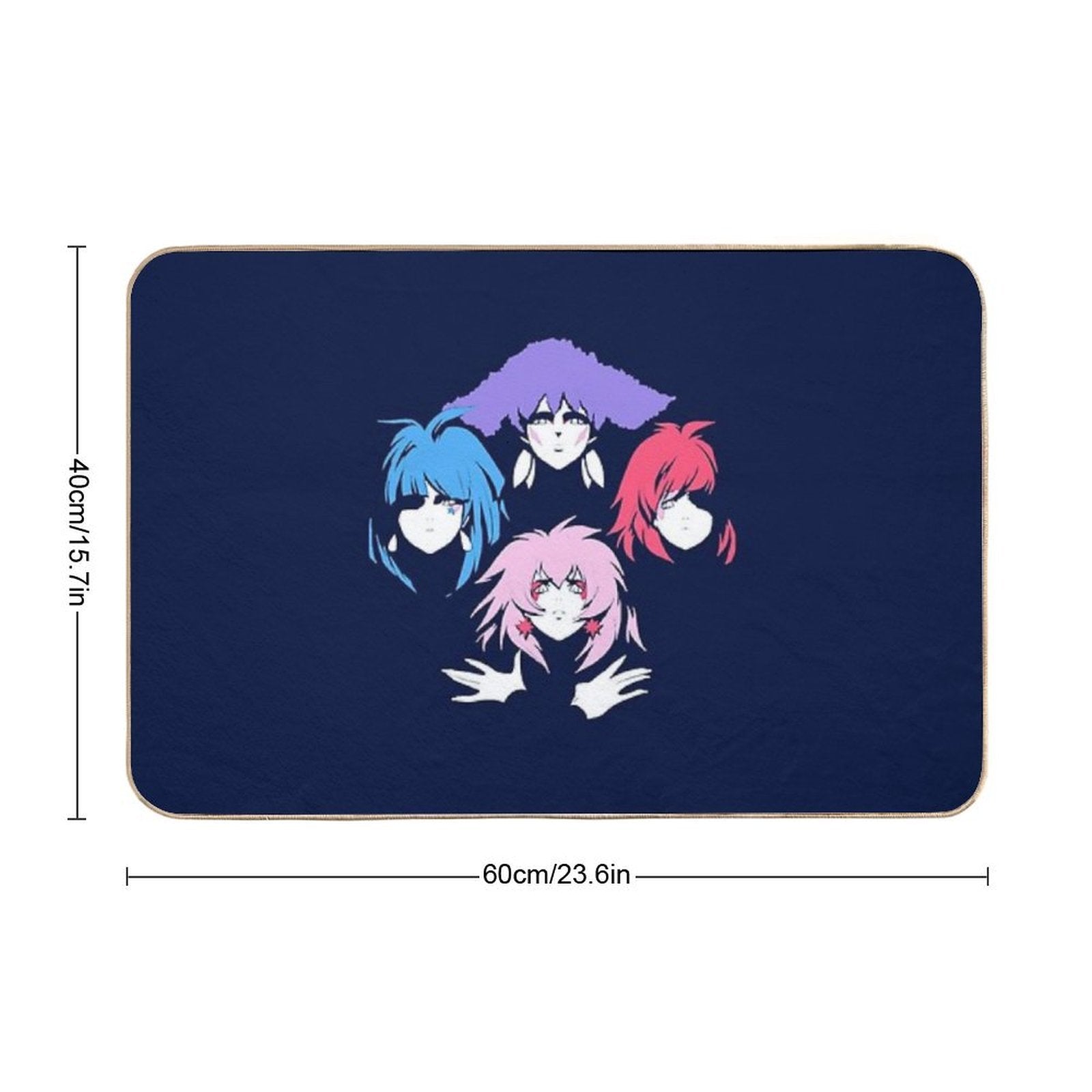 Bohemian Holograms  Non-Slip Bath Mat