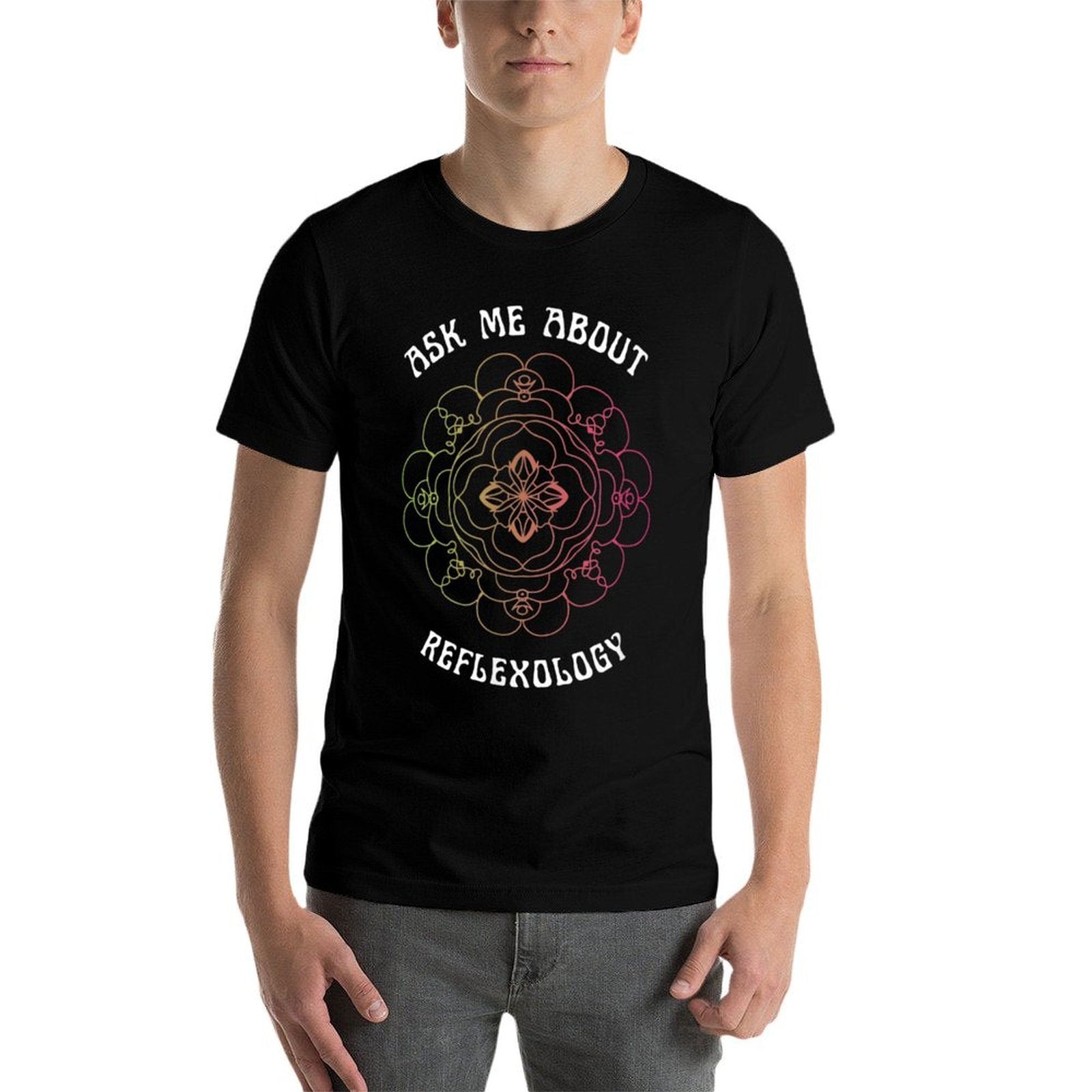 Reflexology New Age Wellness Healing Mandala  Odor-resistant T-Shirt