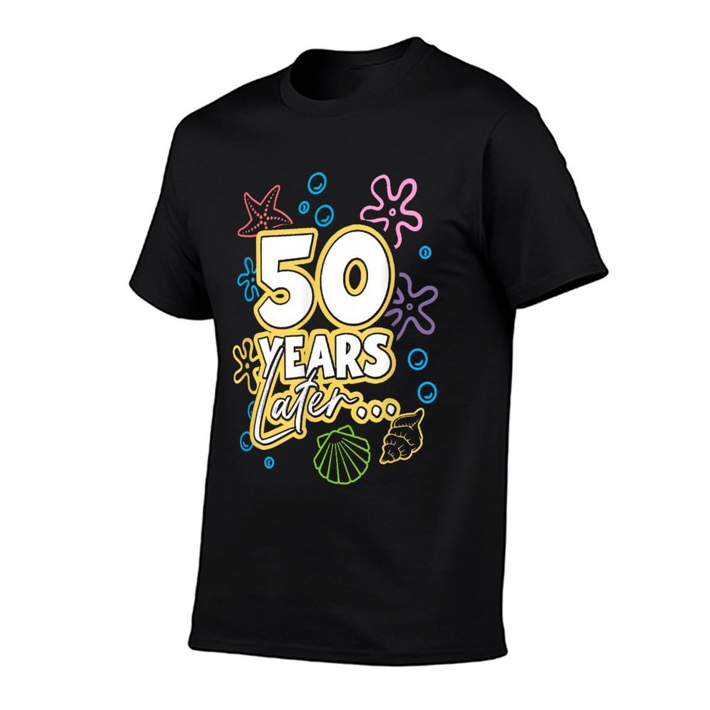 50 Years Later 50 Years Old Meme Funny 50th Birthday Party  Polyester Blend T-Shirt