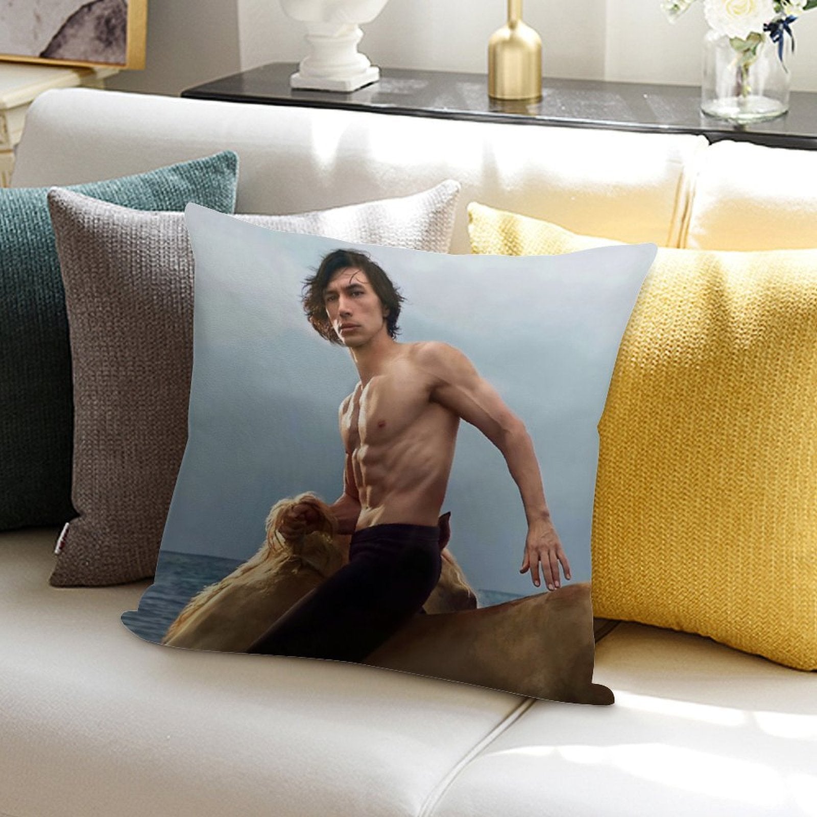 Giddy Up Soft Home Decor Throw Pillow
