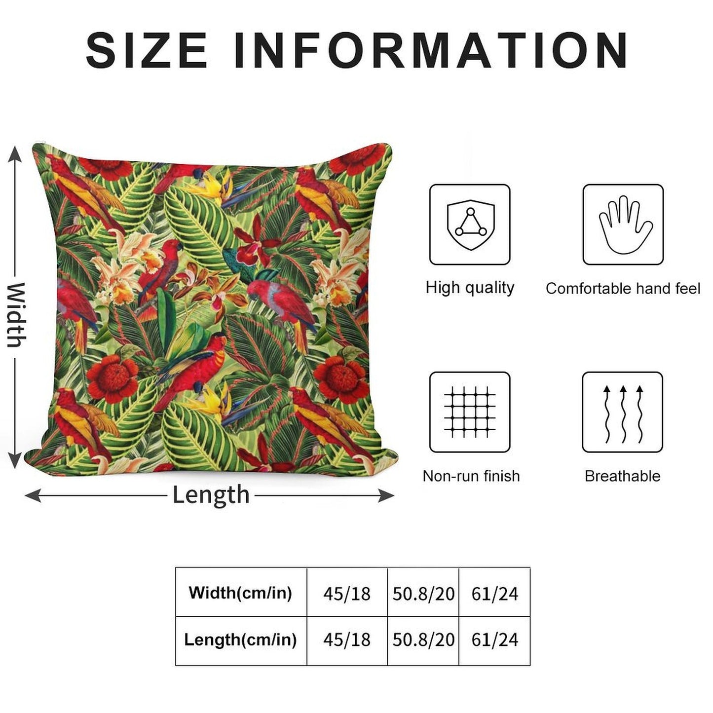 Vintage Tropical Bird Jungle Botanical Night Botanical Garden Nightgarden Soft Luxury Feel Throw Pillow