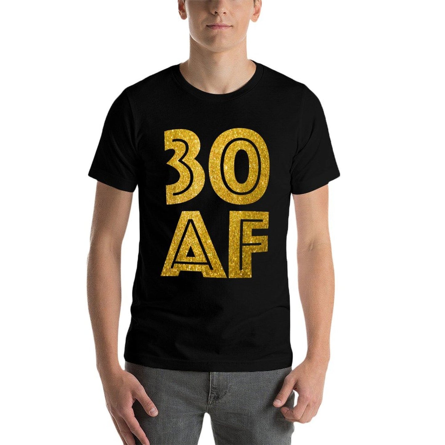 30th Birthday - 30 AF Dirty Thirty Tee Summer-ready Fabric T-Shirt