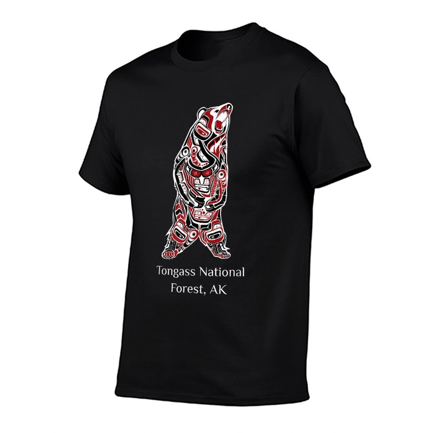 Tongass National Forest Native American Brown Grizzly Bear Moisture-wicking T-Shirt