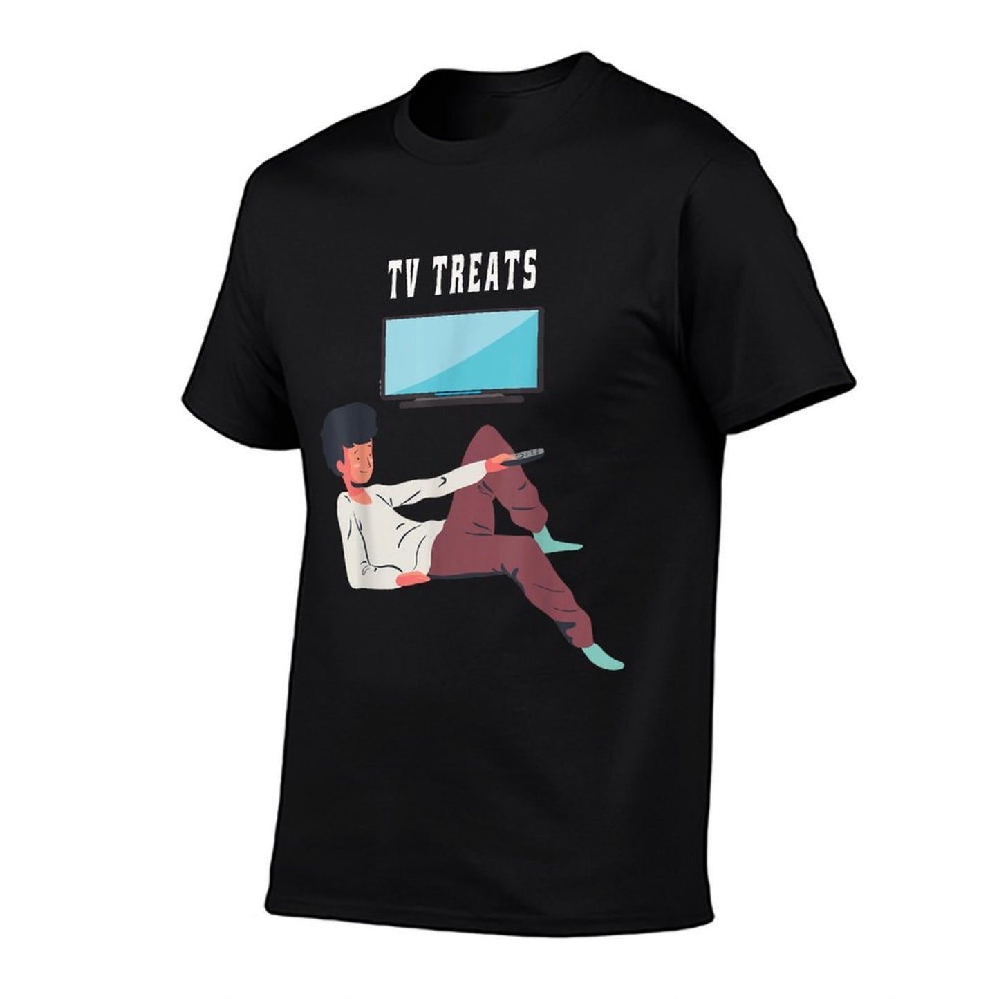 TV Television Movie Film Series Lover Retro Relax Lazy Show Wrinkle-resistant T-Shirt