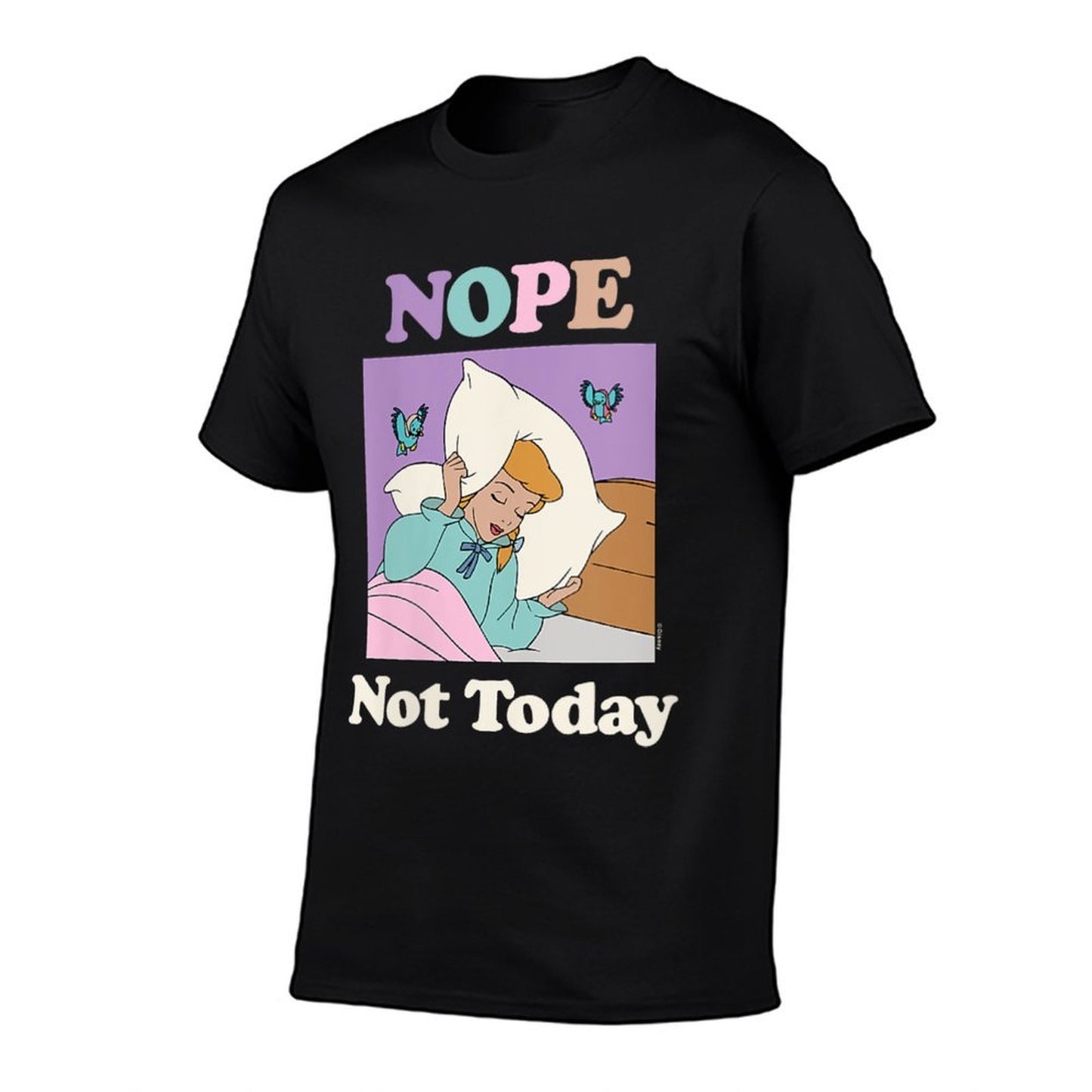 Womens Disney Princess - Cinderella Nope Not Today Trendy Pattern T-Shirt