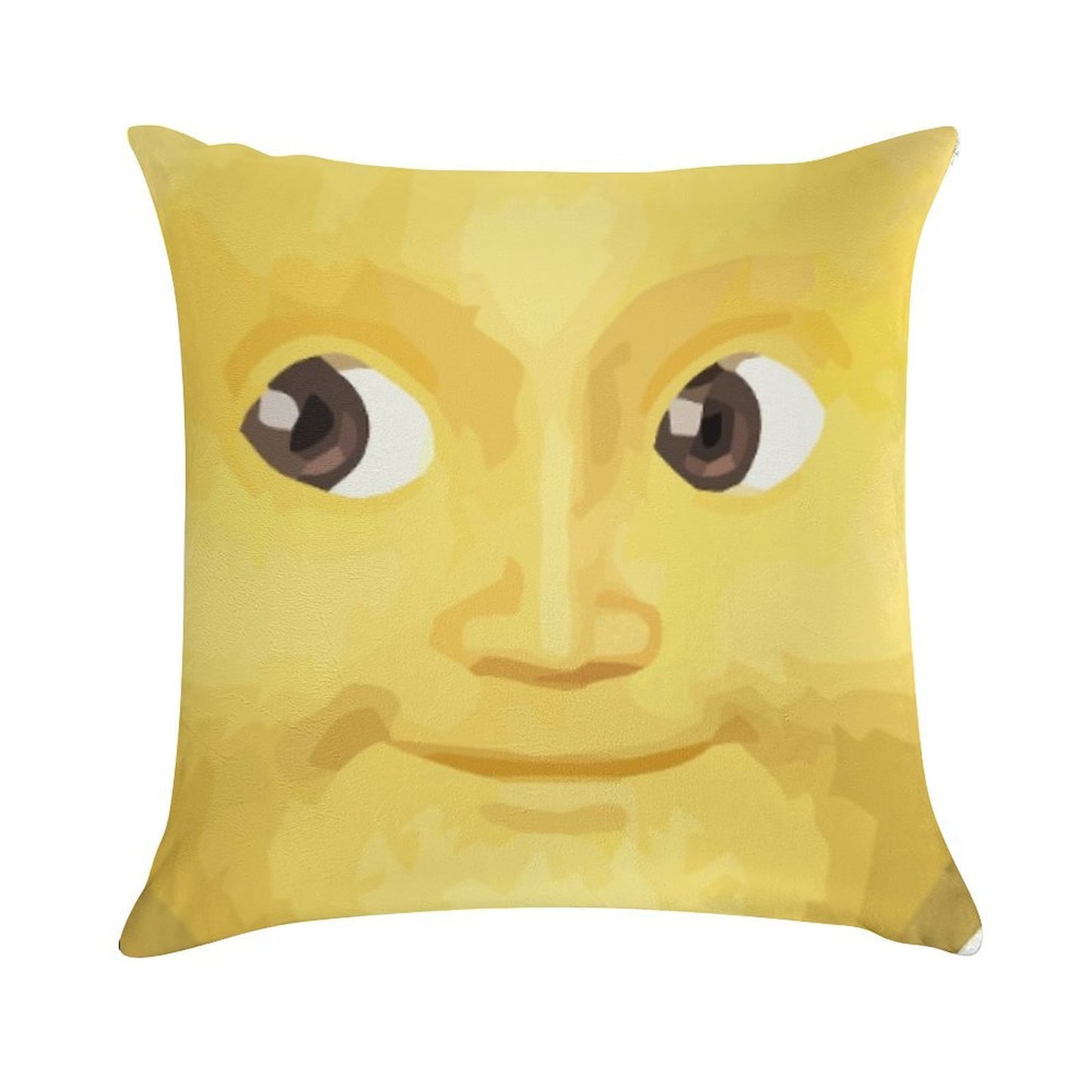 Yellow Moon Soft Bedroom Essential Throw Pillow