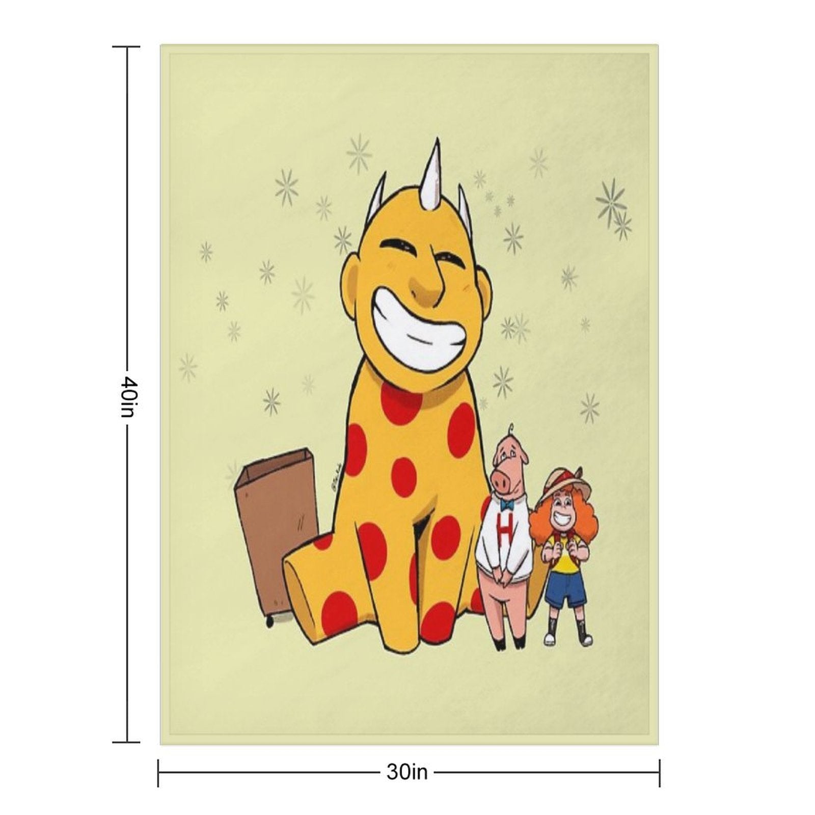 Maggie And The Ferocious Beast! Compact Throw Blanket
