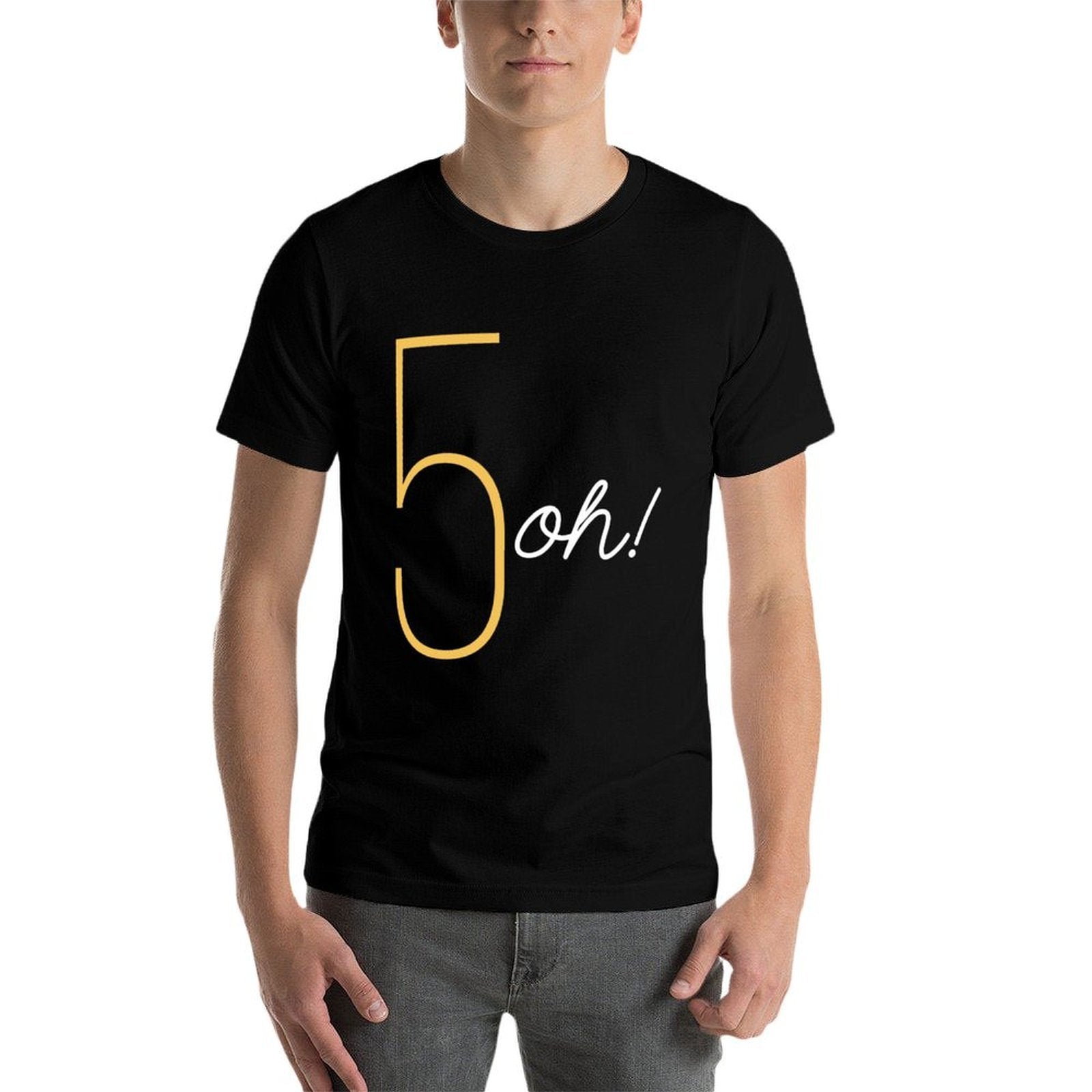 50th Birthday Big Five Oh Fifty 50 Birthday  Odor-resistant T-Shirt