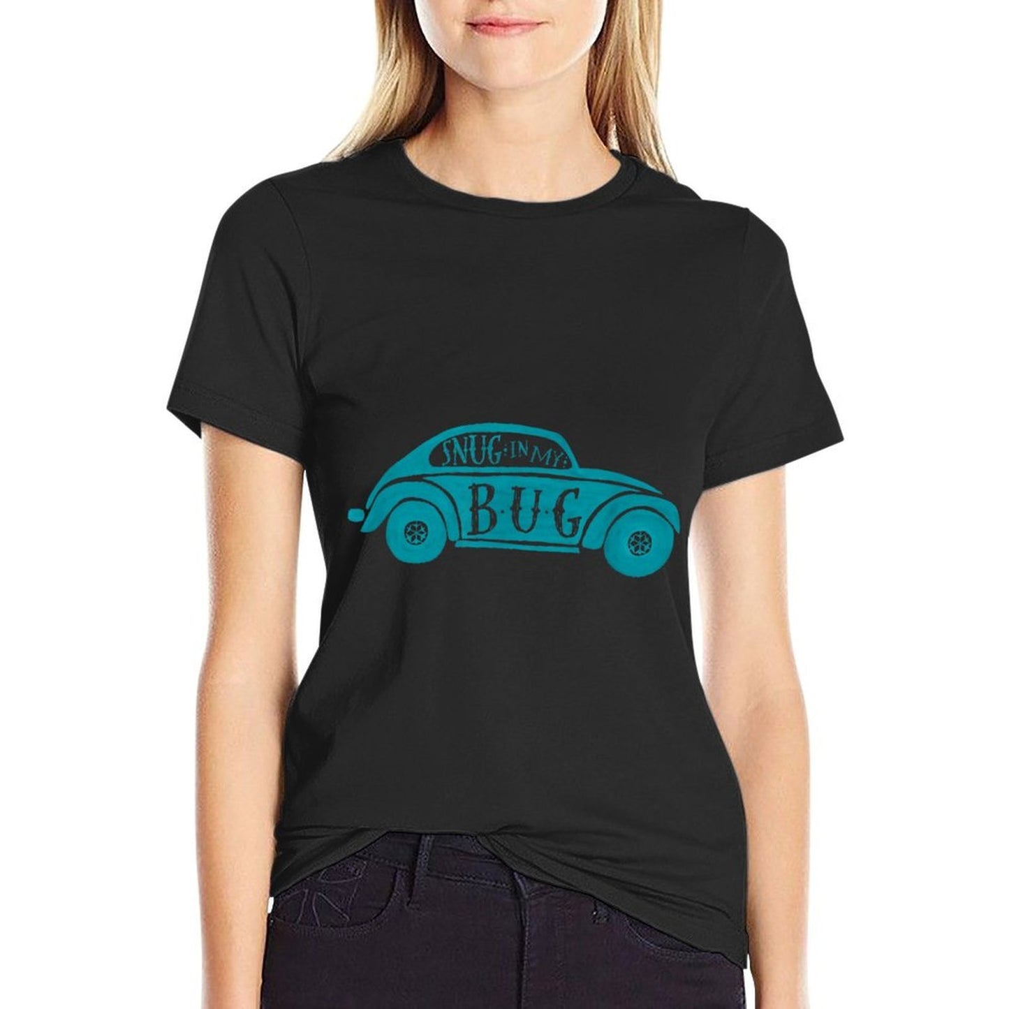 Volkswagen Beetle Snug In My Bug Summer-ready Fabric T-Shirt