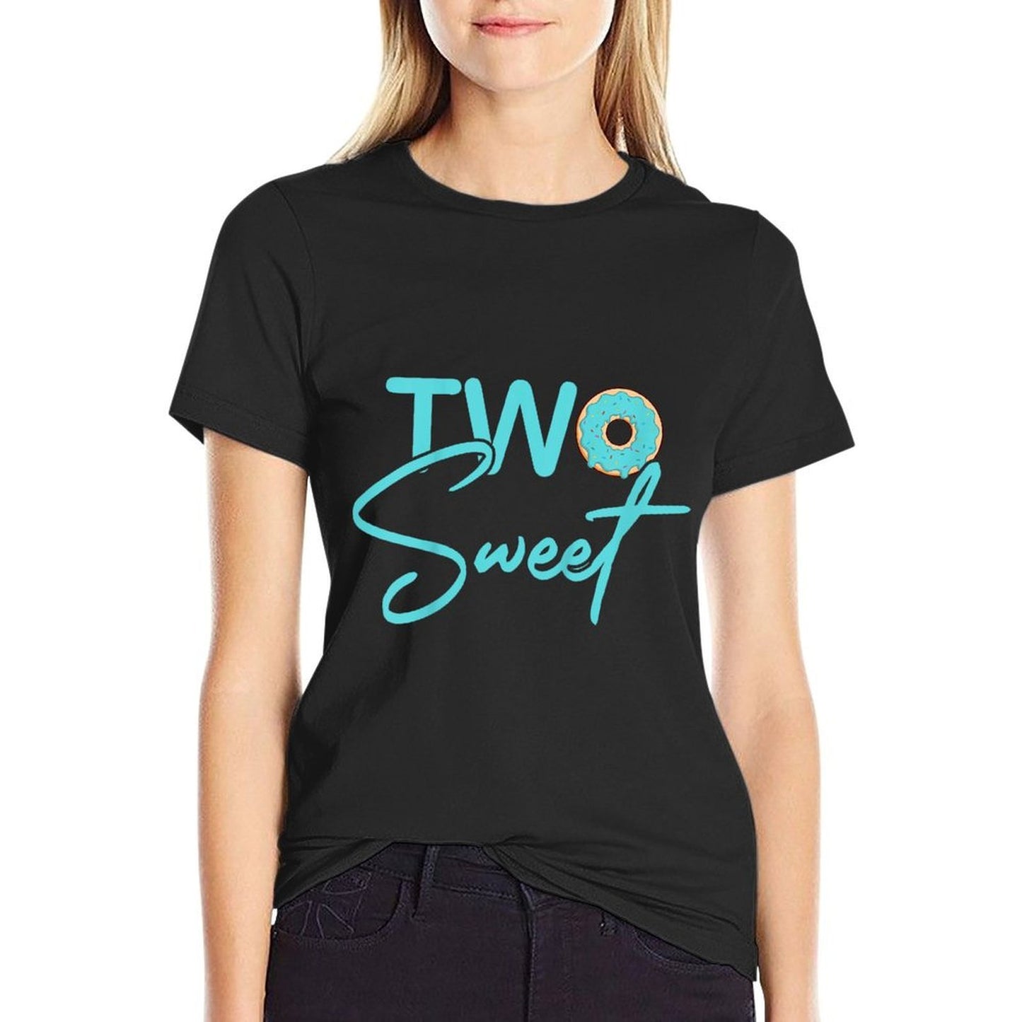 TWO SWEET 2 YEAR OLD 2nd Birthday Gift Toddler Donut Quick-drying T-Shirt