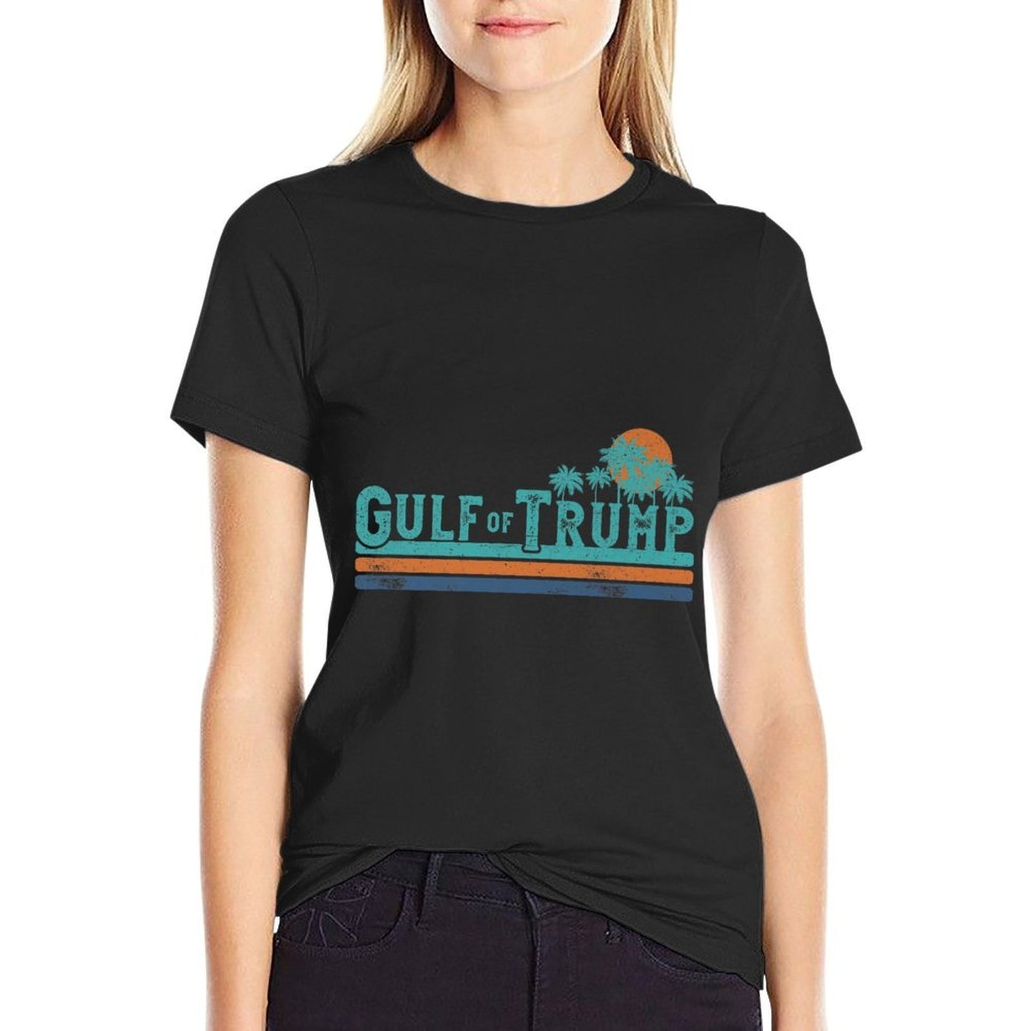Trump America's Gulf of Trump President Trump Gulf of USA Premium Trendy Pattern T-Shirt