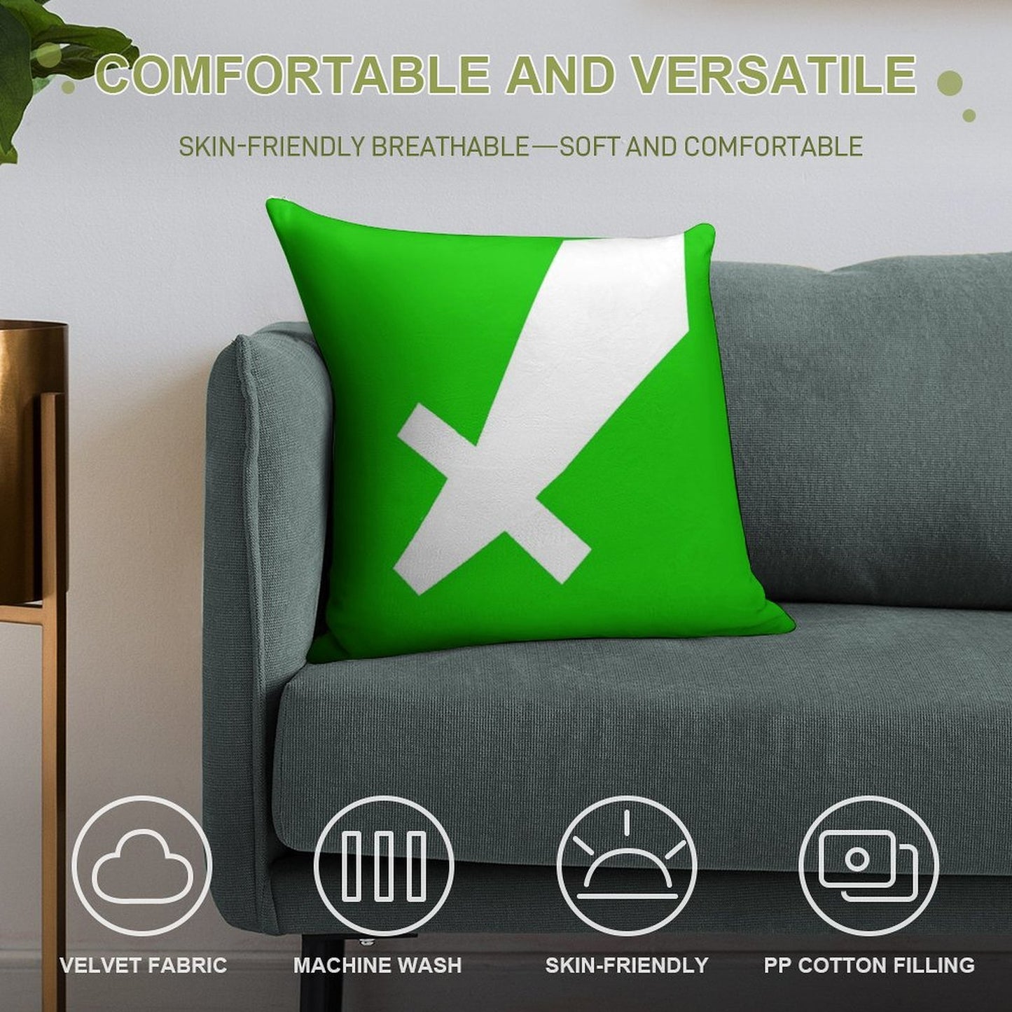 Special Twitch Mod Soft Multiple Sizes Throw Pillow