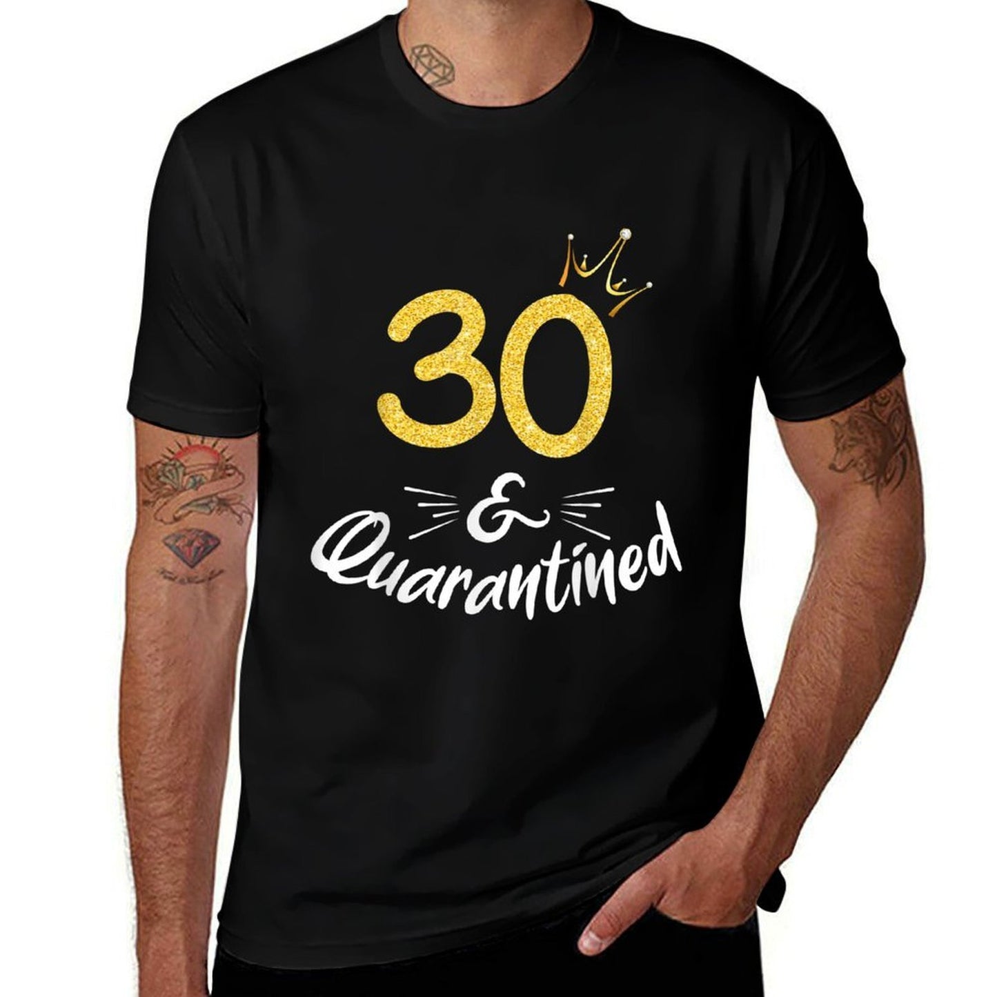 30 And Quarantined 30Th Birthday Eco-friendly Material T-Shirt