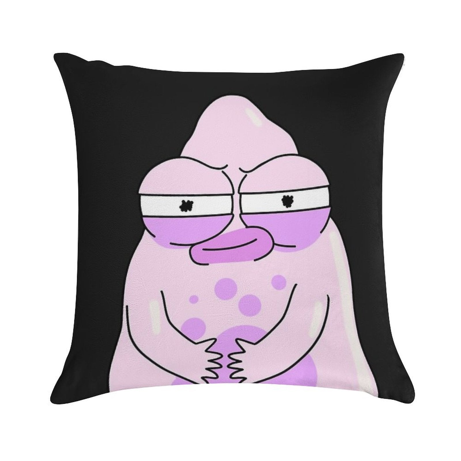 The Pupa Soft Hidden Zipper Throw Pillow