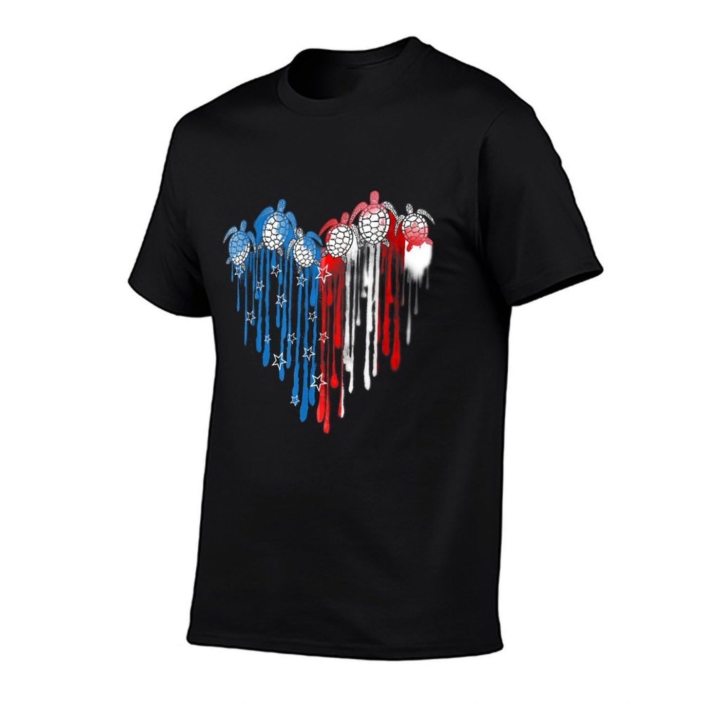 Turtles USA Stars Stripes 4th of July Independence Day Affordable Price T-Shirt