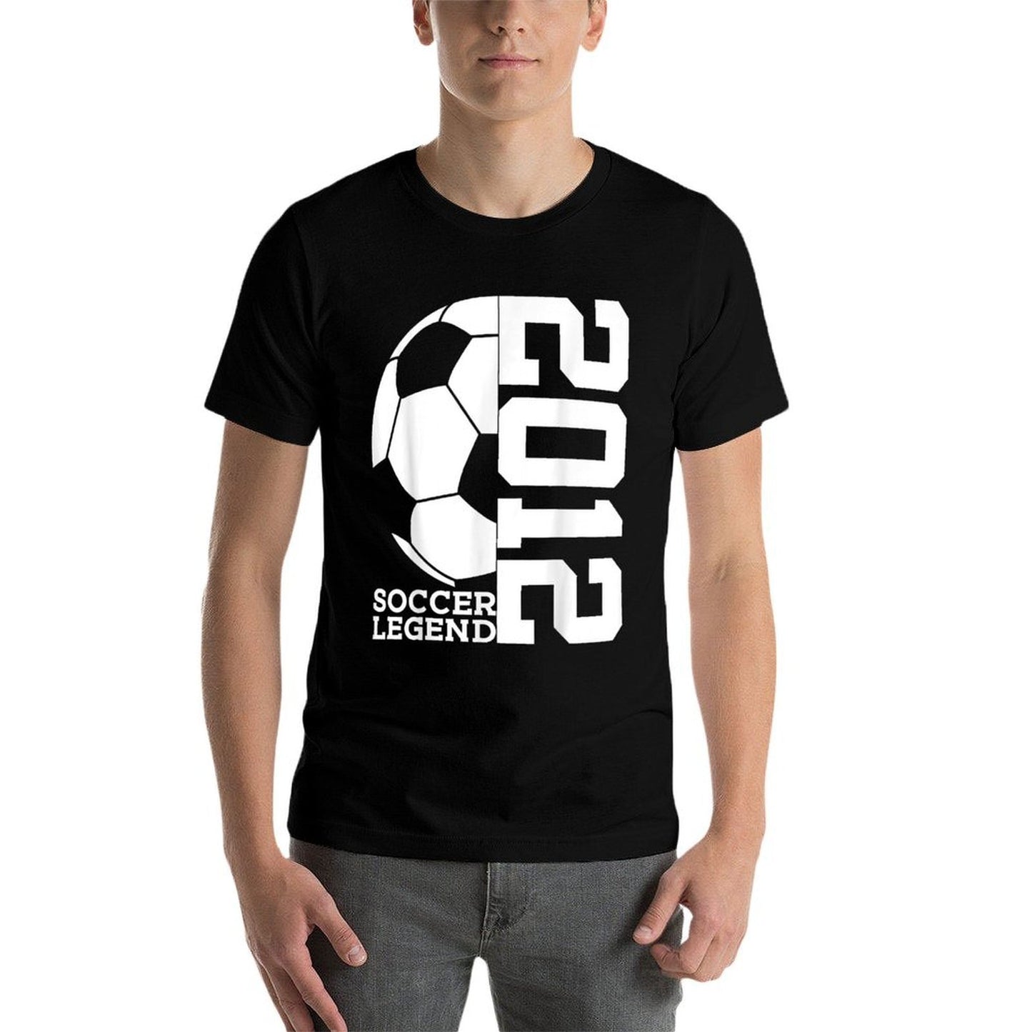 SOCCER LEGEND 2012 13TH BIRTHDAY SOCCER Easy-care T-Shirt