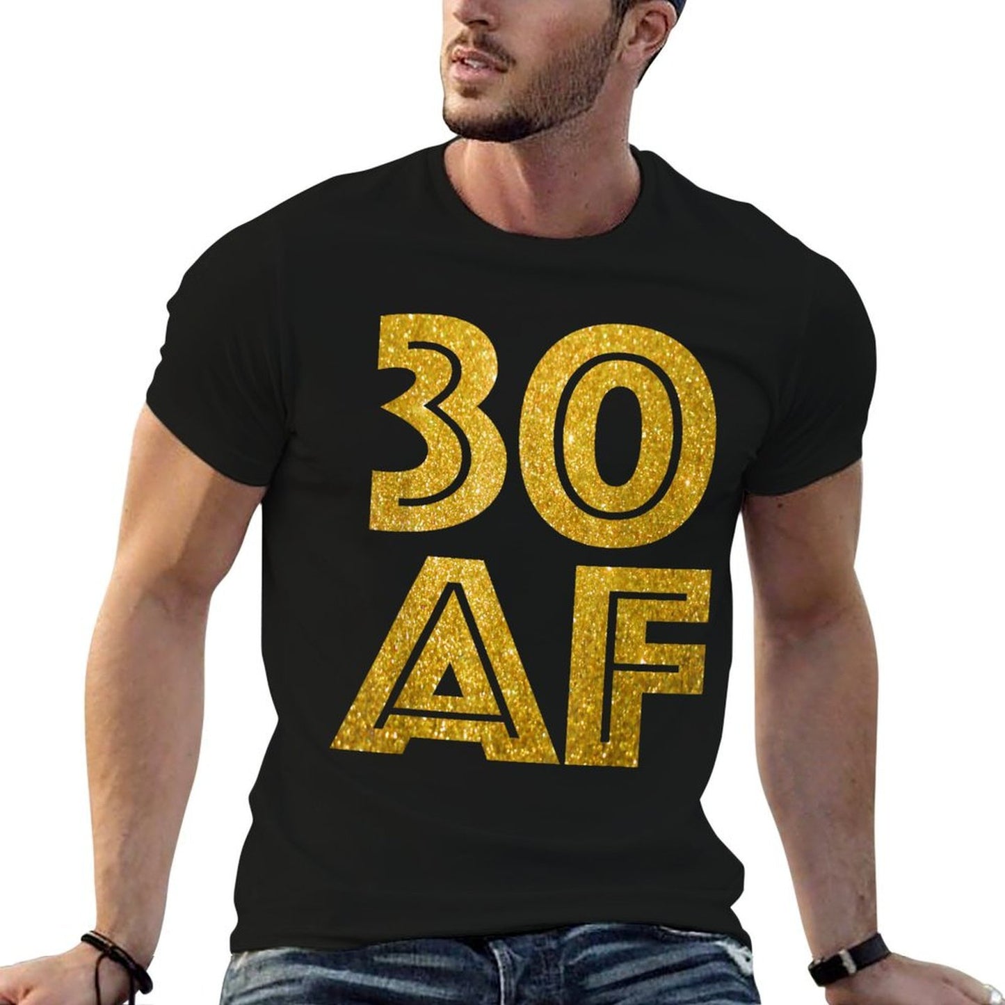 30th Birthday - 30 AF Dirty Thirty Tee Summer-ready Fabric T-Shirt